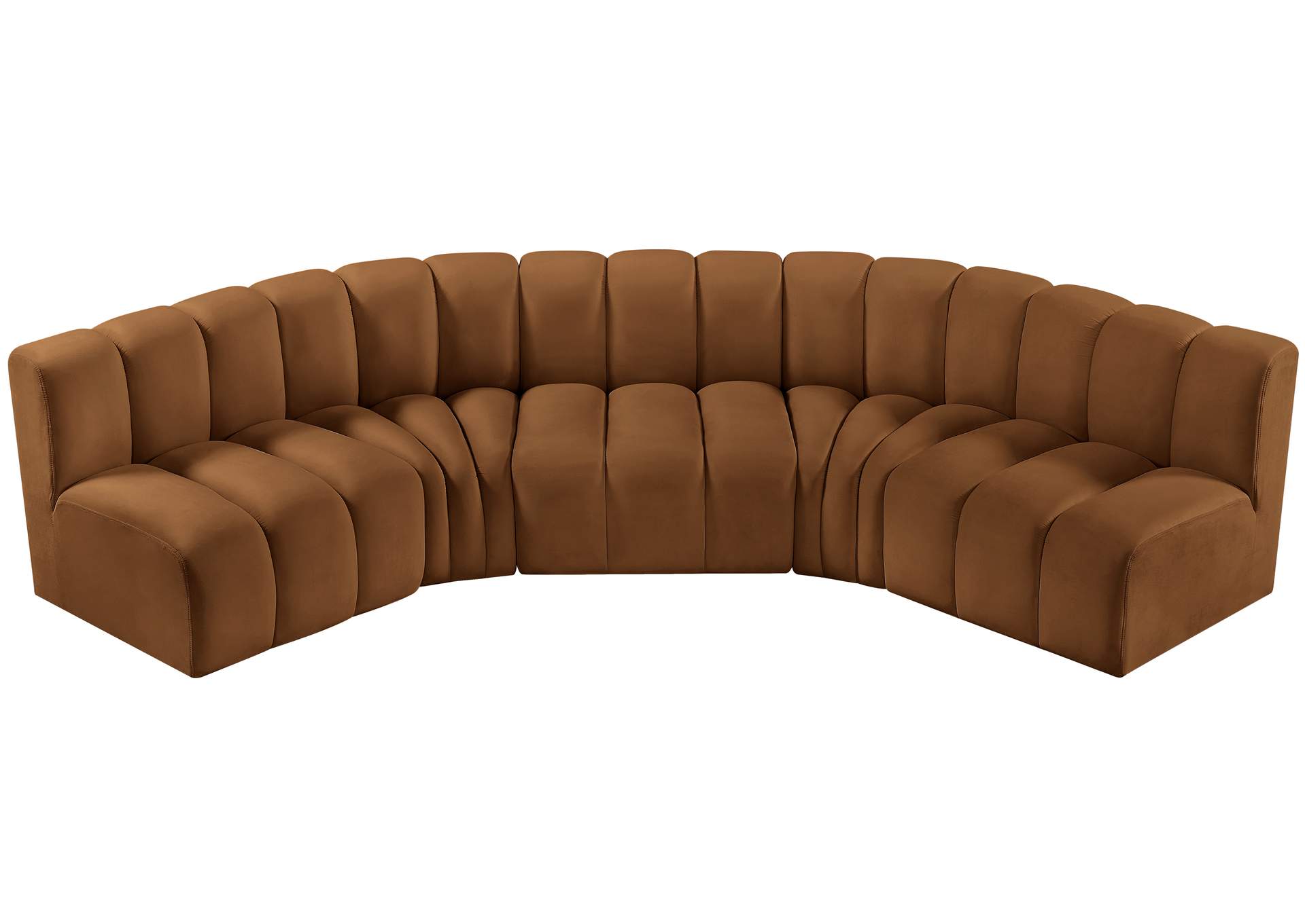 Arc Saddle Velvet Modular Sofa,Meridian Furniture