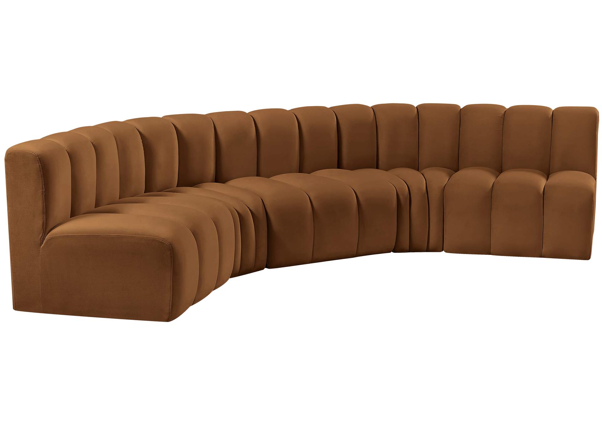 Arc Saddle Velvet Modular Sofa,Meridian Furniture