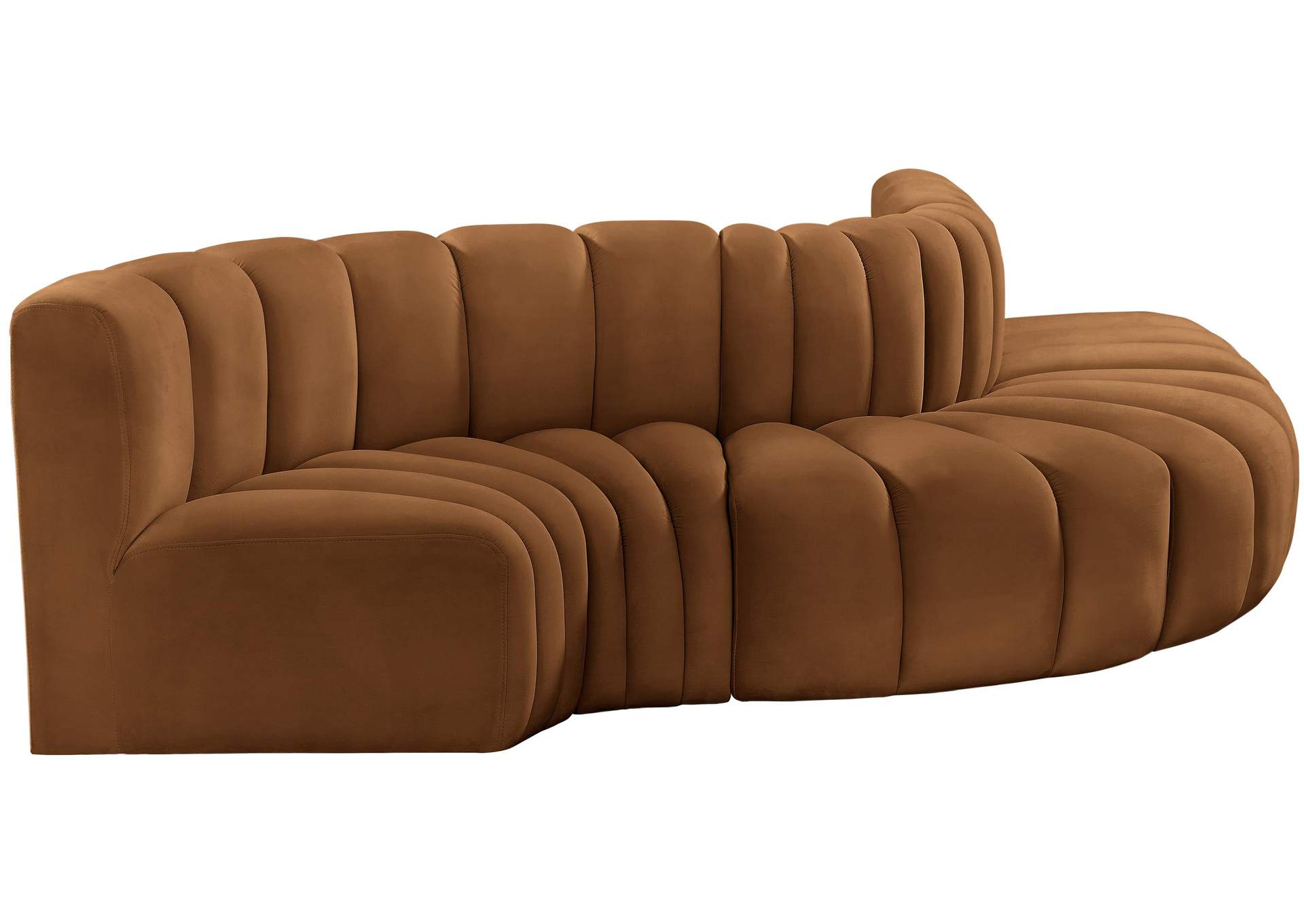 Arc Saddle Velvet Modular Sofa,Meridian Furniture