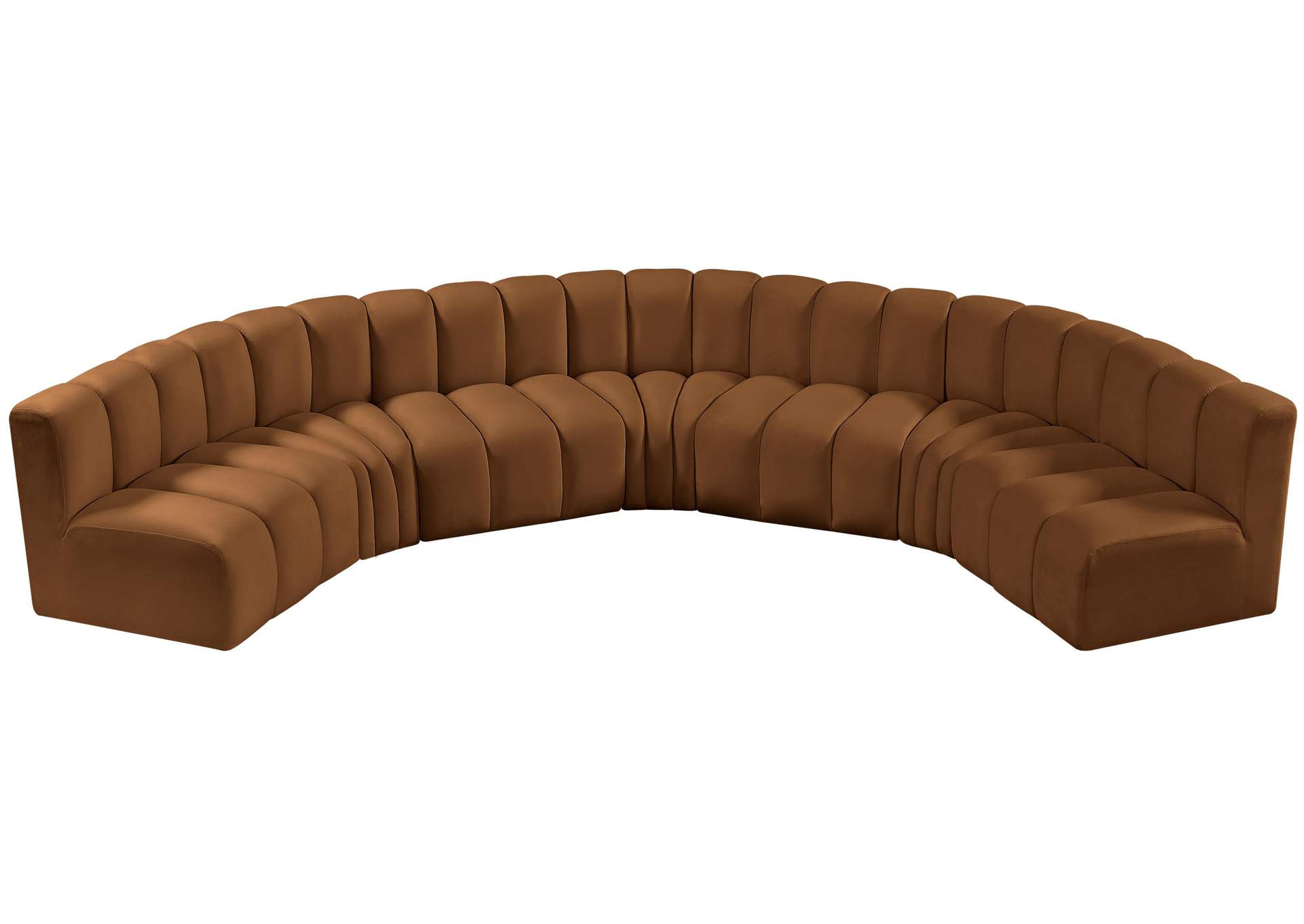 Arc Saddle Velvet Modular Sofa,Meridian Furniture