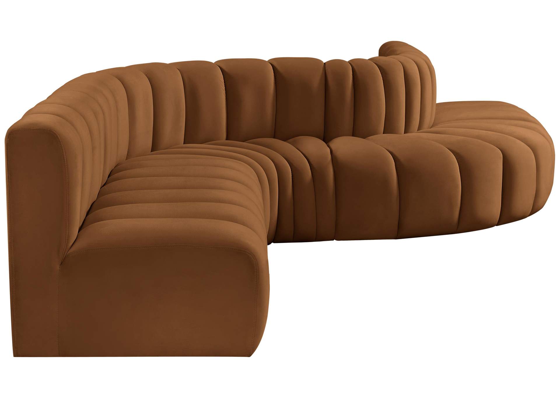 Arc Saddle Velvet Modular Sofa,Meridian Furniture