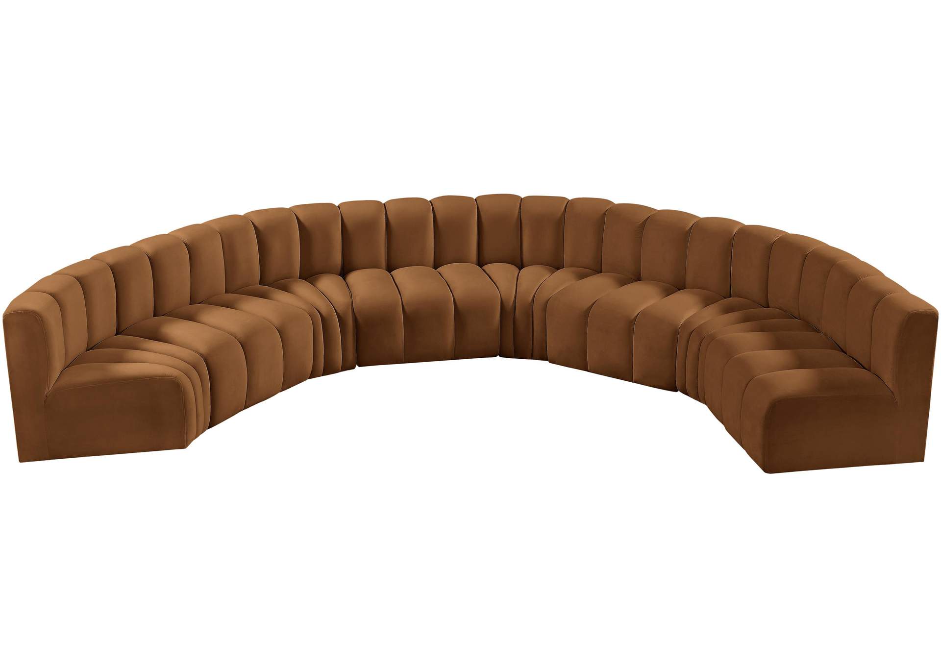 Arc Saddle Velvet Modular Sofa,Meridian Furniture