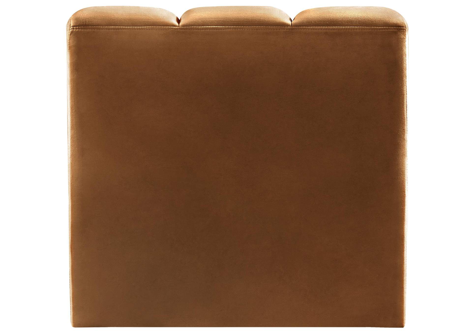 Arc Saddle Velvet Straight Chair,Meridian Furniture