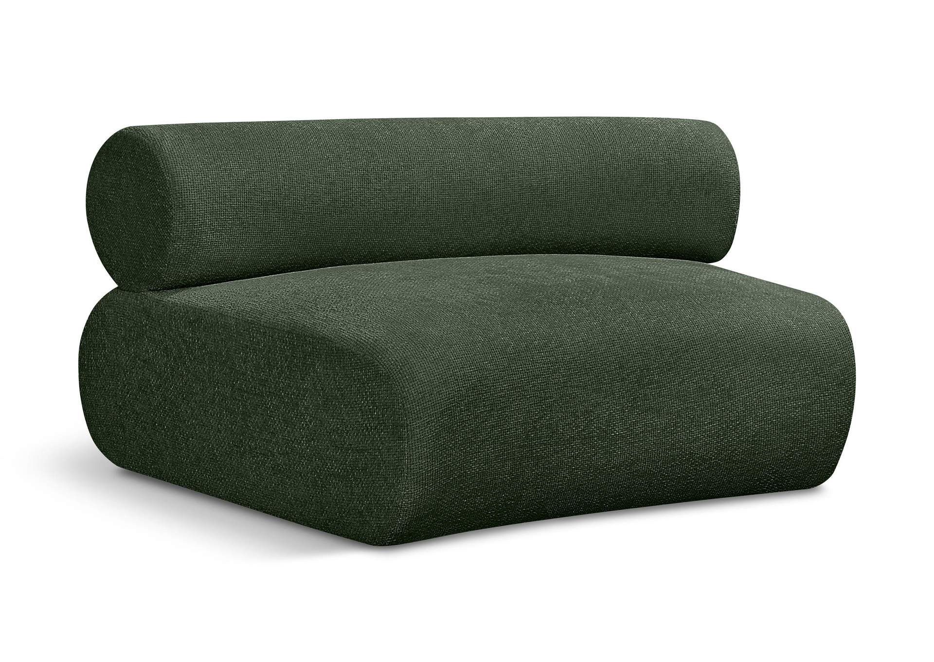 Bale Green Chenille Fabric Modular Chair,Meridian Furniture