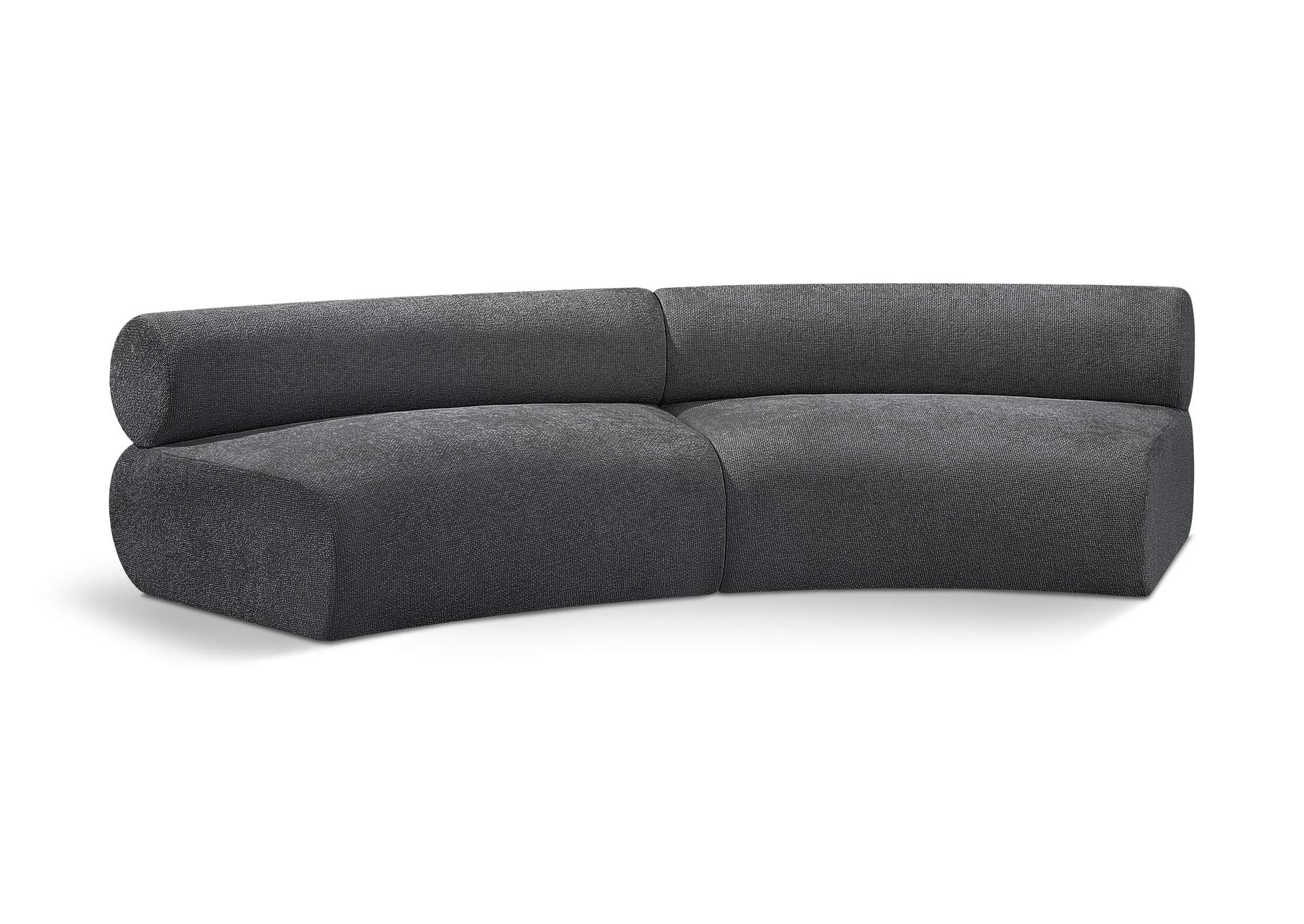 Bale Grey Chenille Fabric Modular Sofa,Meridian Furniture