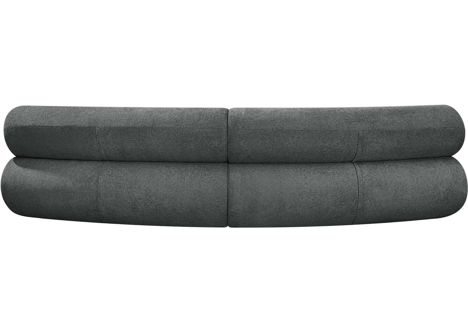 Bale Grey Chenille Fabric Modular Sofa,Meridian Furniture