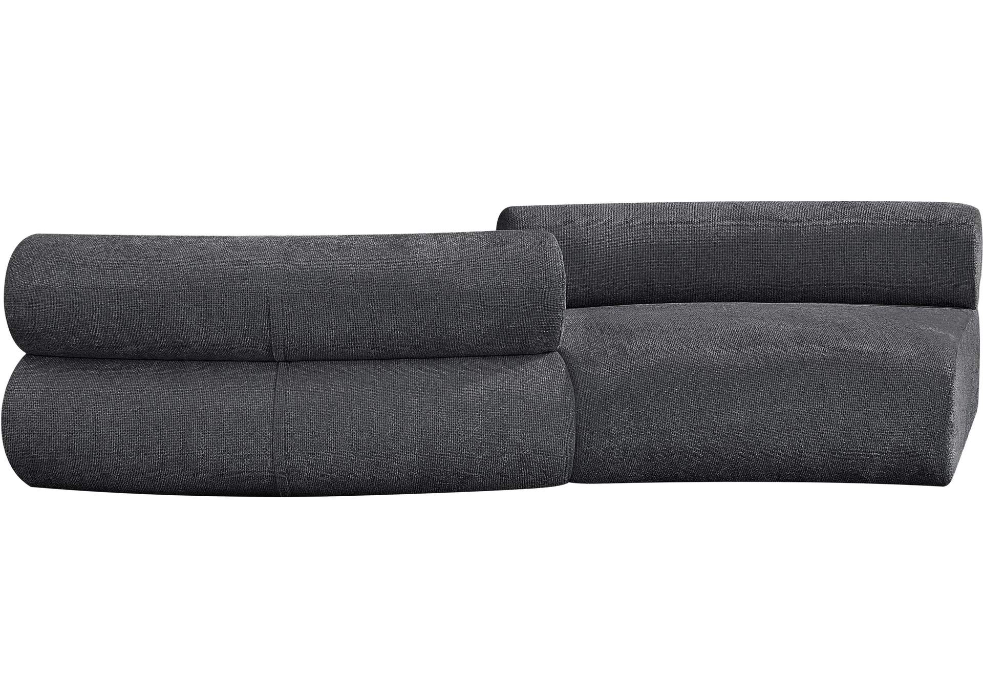 Bale Grey Chenille Fabric Modular Sofa,Meridian Furniture