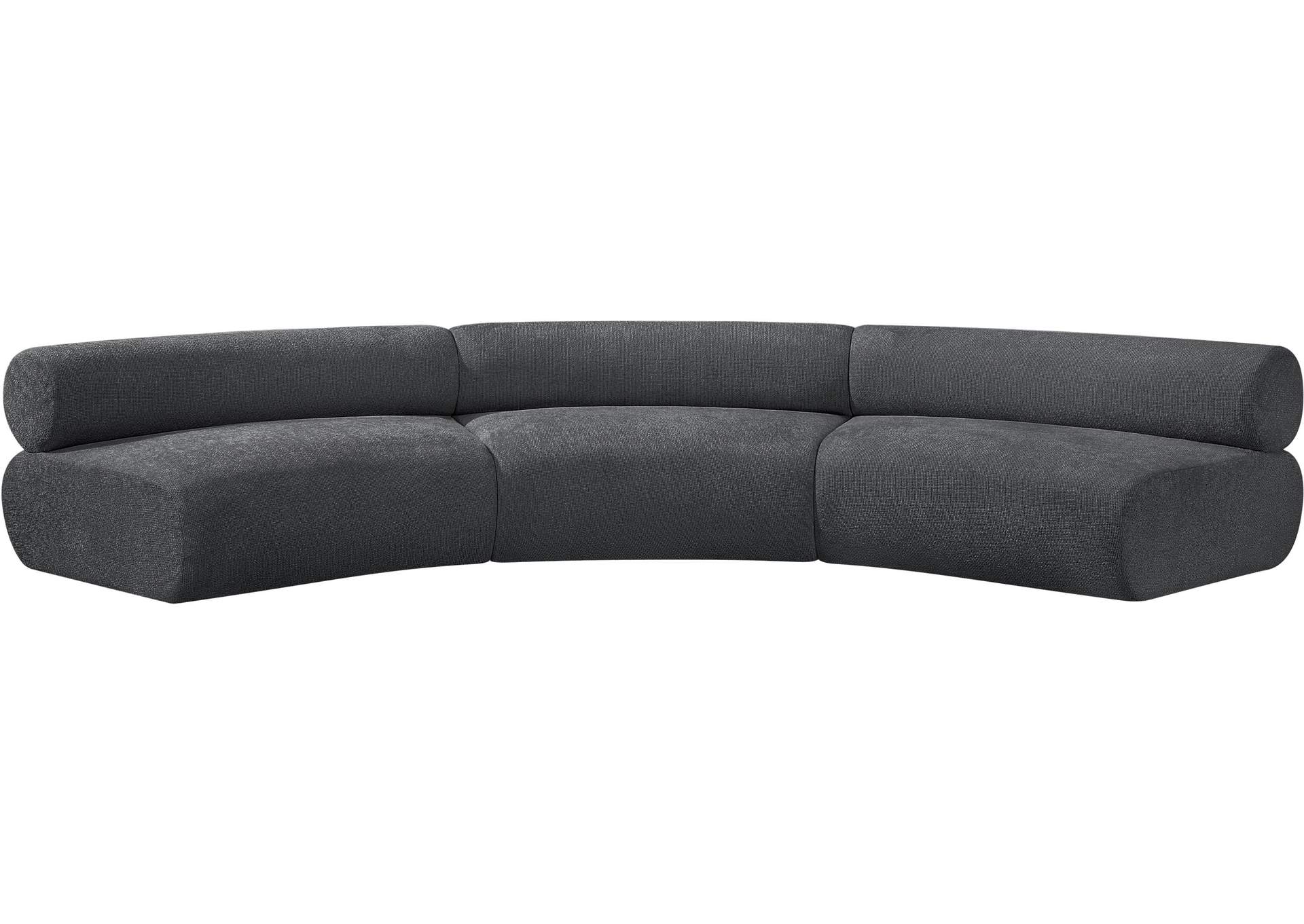 Bale Grey Chenille Fabric Modular Sofa,Meridian Furniture