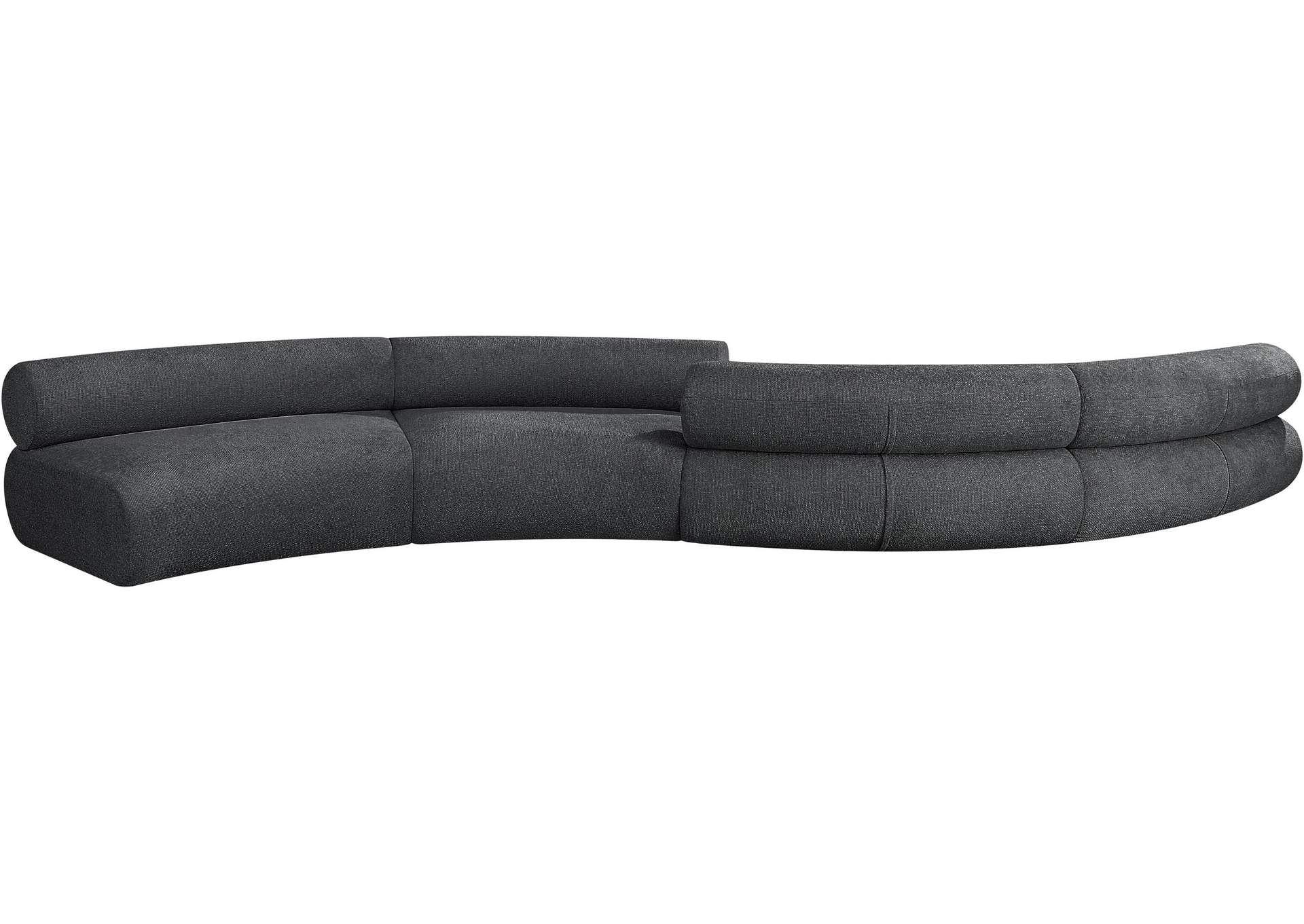 Bale Grey Chenille Fabric Modular Sofa,Meridian Furniture