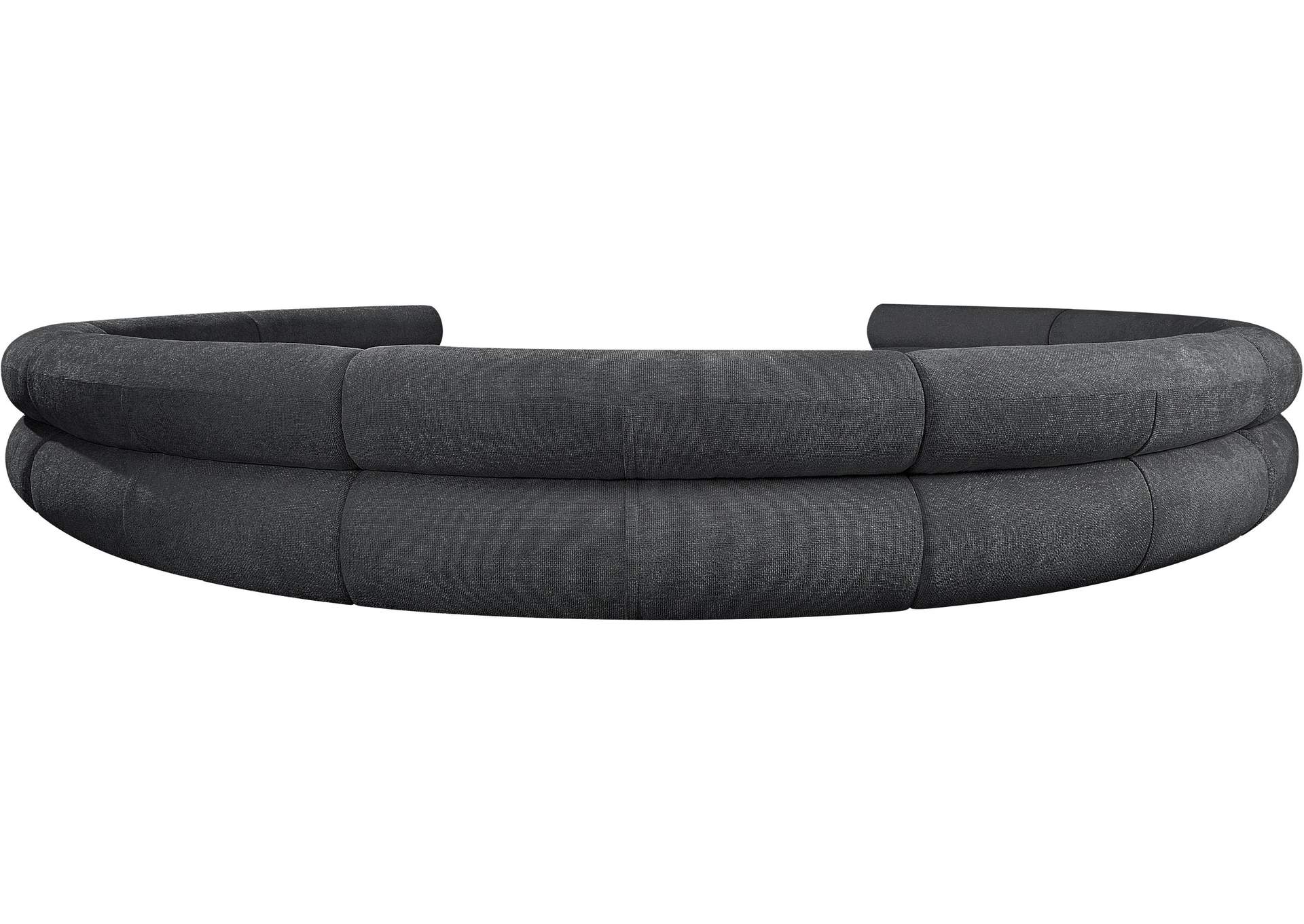 Bale Grey Chenille Fabric Modular Sofa,Meridian Furniture