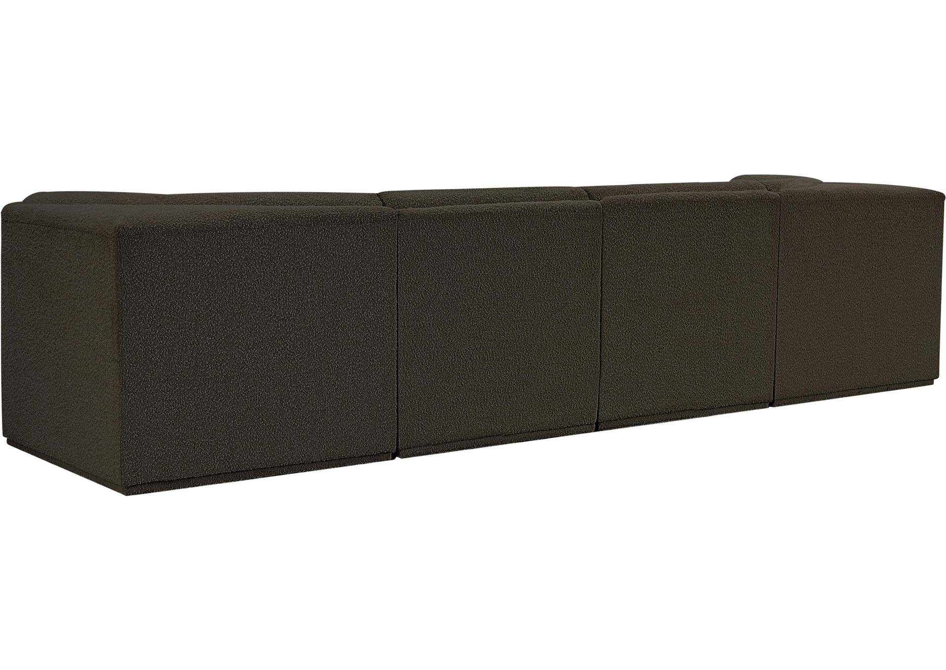 Ollie Brown Boucle Fabric Modular Sofa,Meridian Furniture