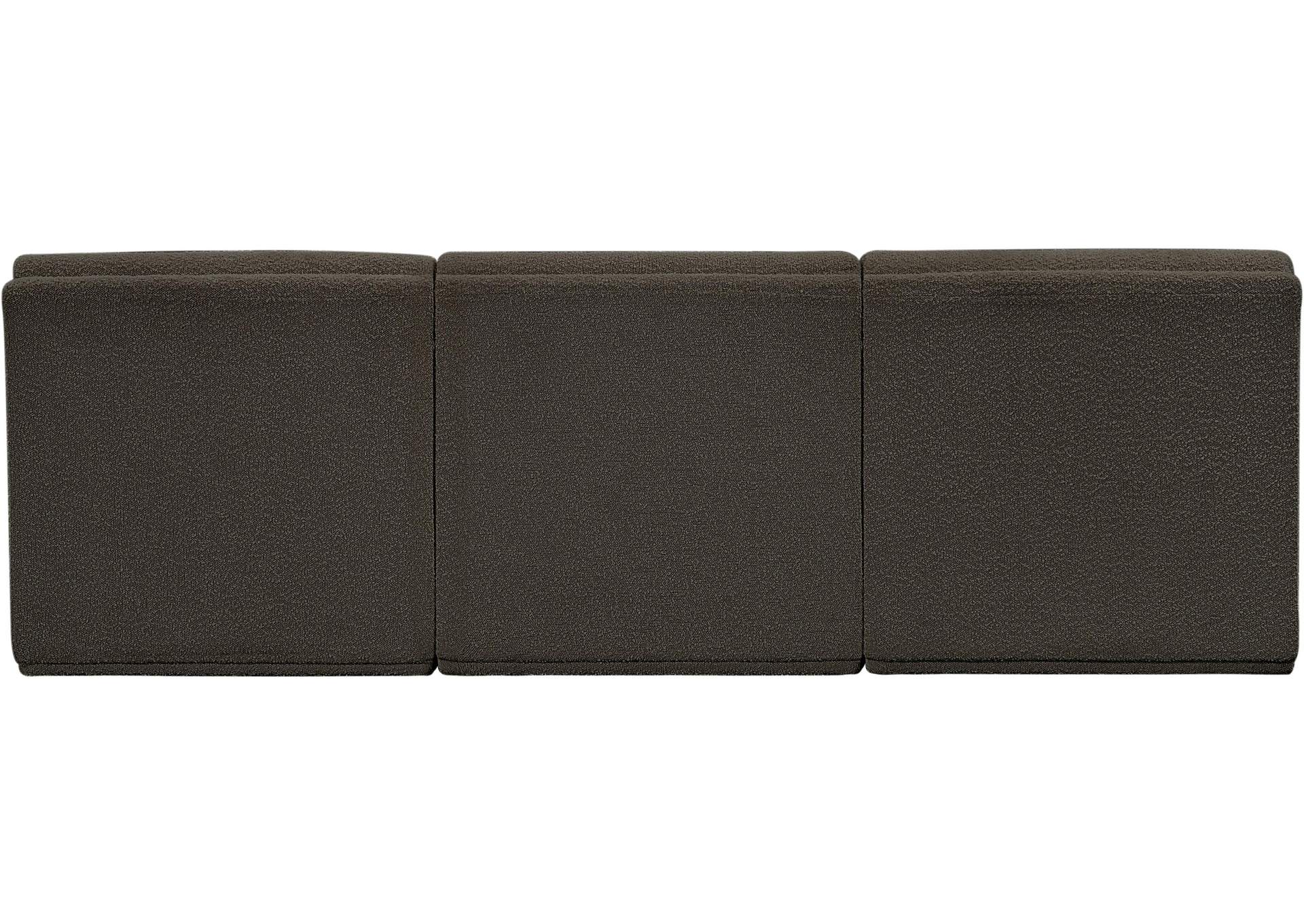 Ollie Brown Boucle Fabric Modular Sofa,Meridian Furniture