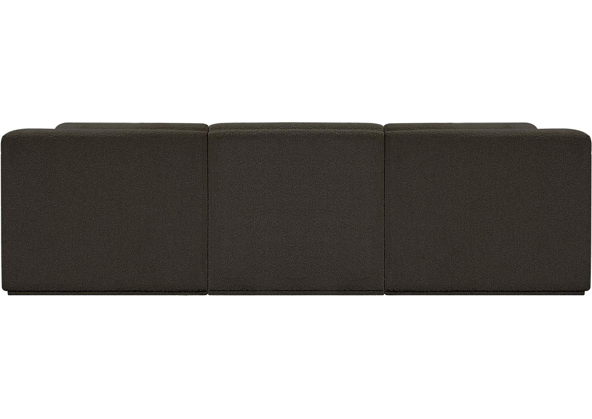 Ollie Brown Boucle Fabric Modular Sofa,Meridian Furniture