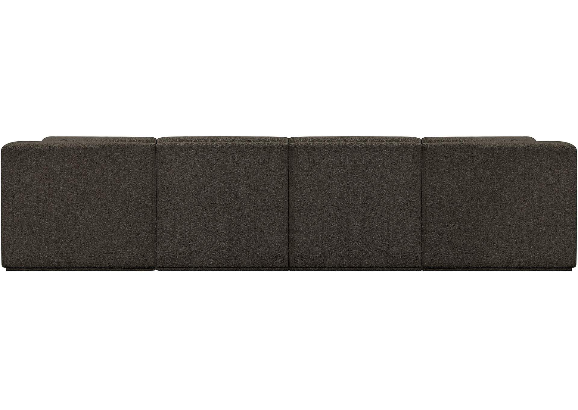 Ollie Brown Boucle Fabric Modular Sectional,Meridian Furniture