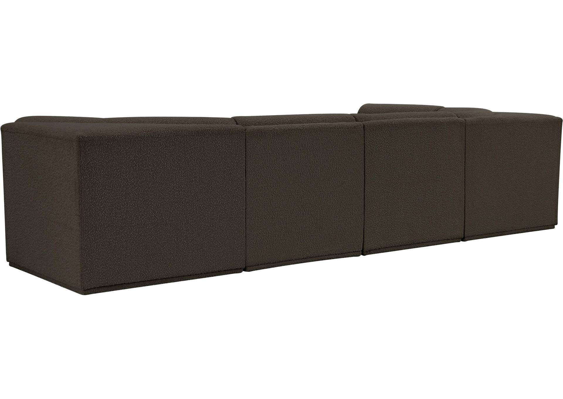 Ollie Brown Boucle Fabric Modular Sectional,Meridian Furniture