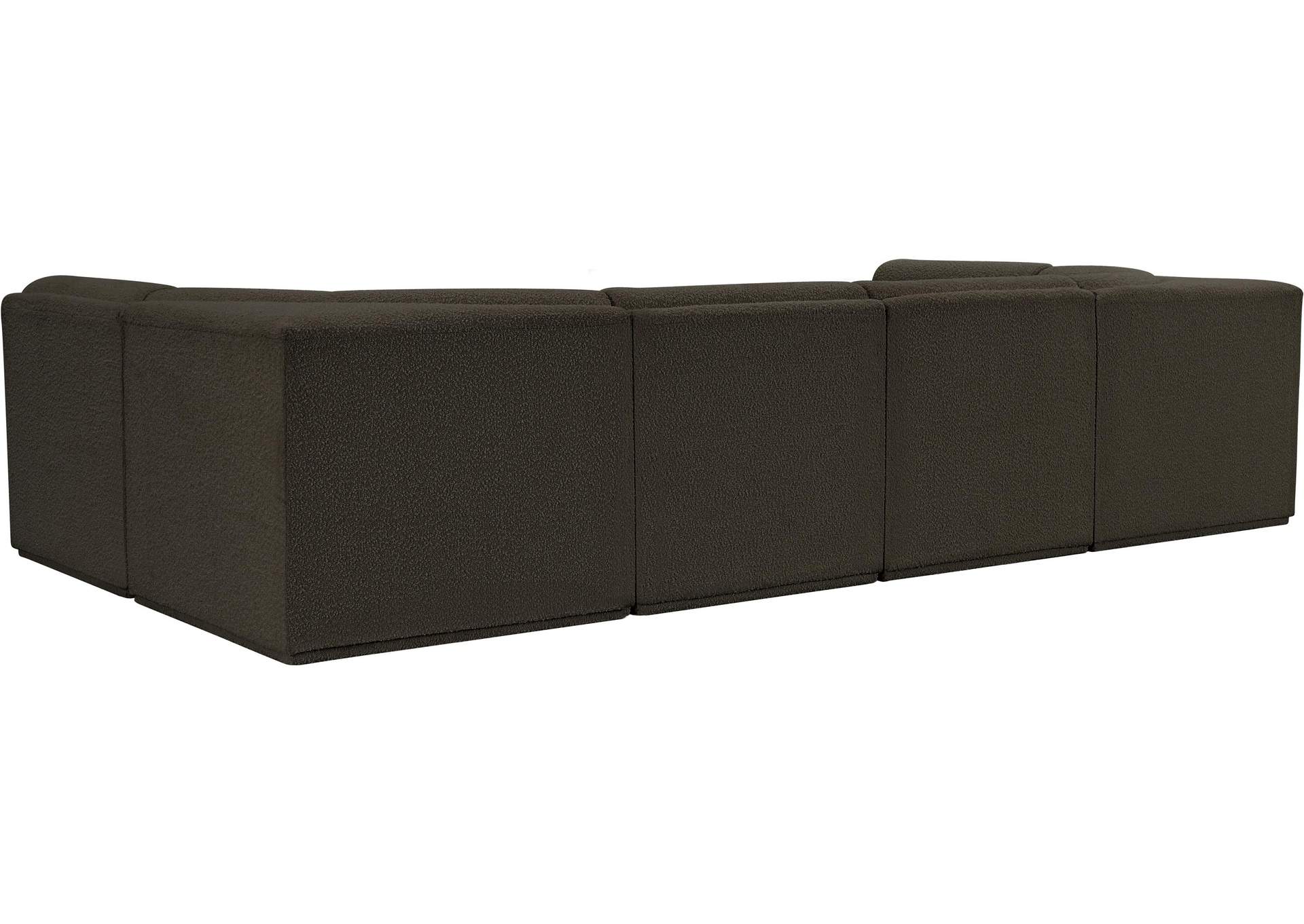 Ollie Brown Boucle Fabric Modular Sectional,Meridian Furniture