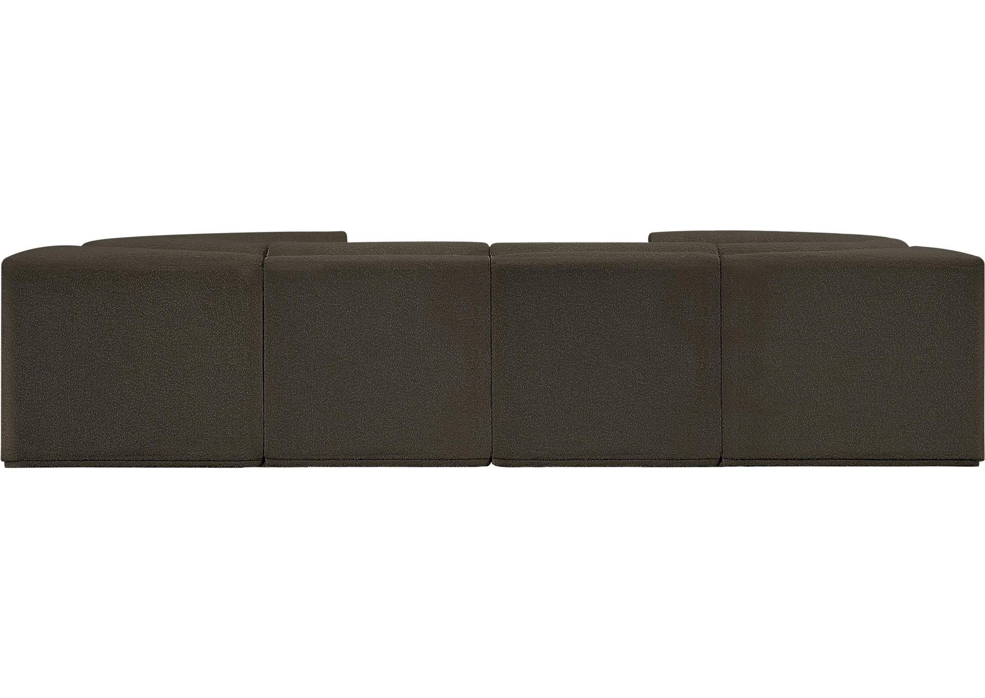 Ollie Brown Boucle Fabric Modular Sectional,Meridian Furniture