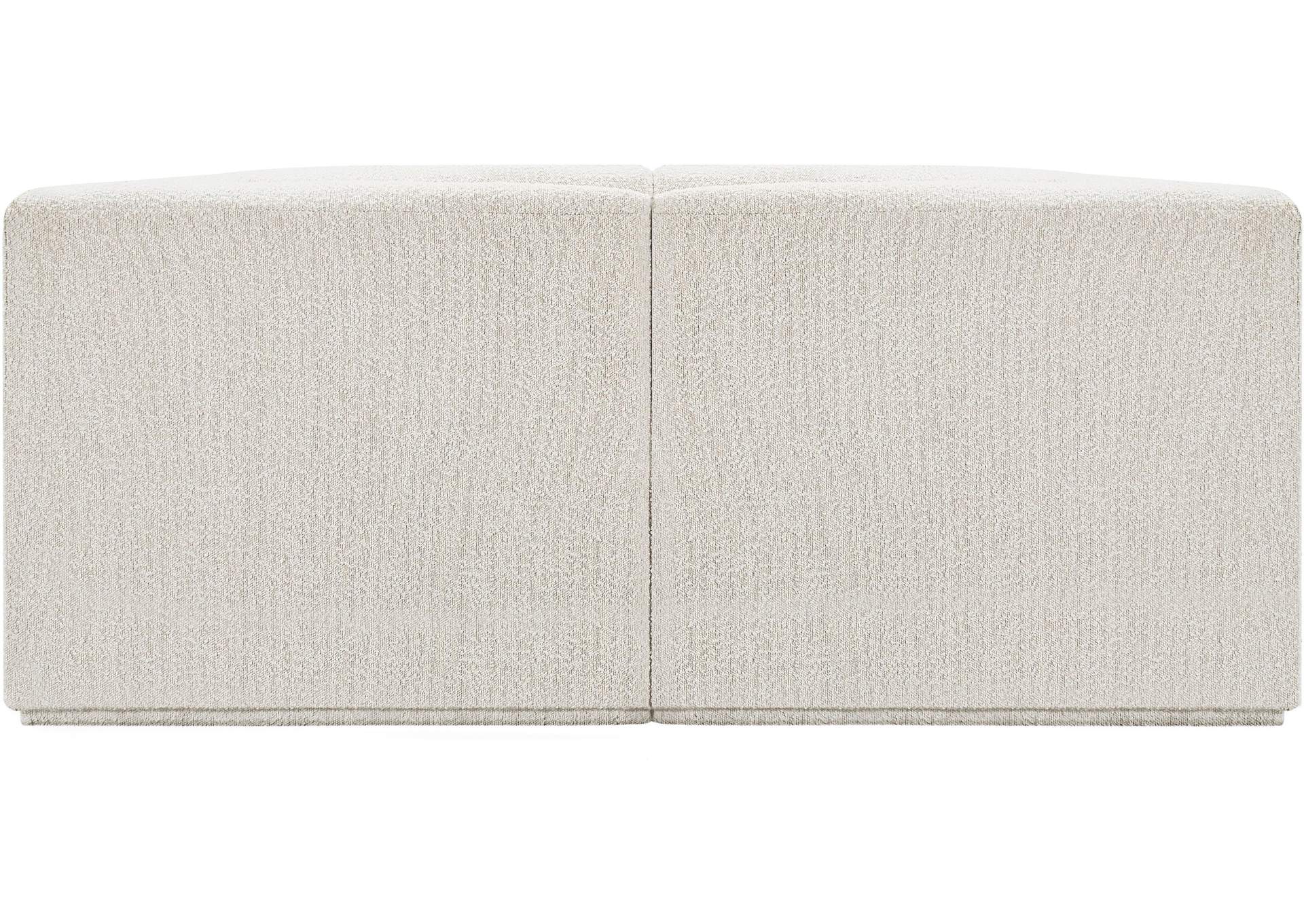 Ollie Cream Boucle Fabric Modular Sofa,Meridian Furniture