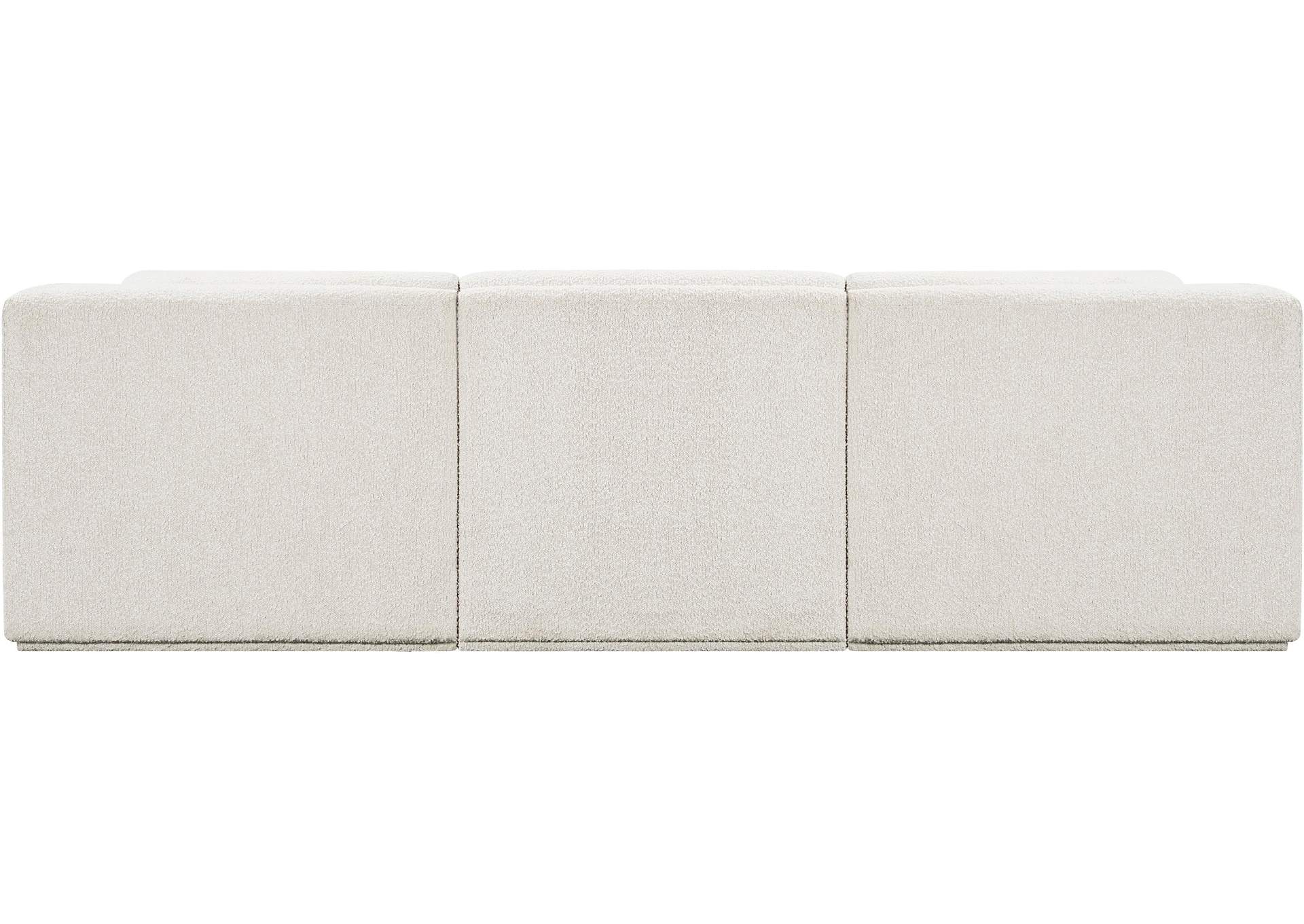 Ollie Cream Boucle Fabric Modular Sofa,Meridian Furniture