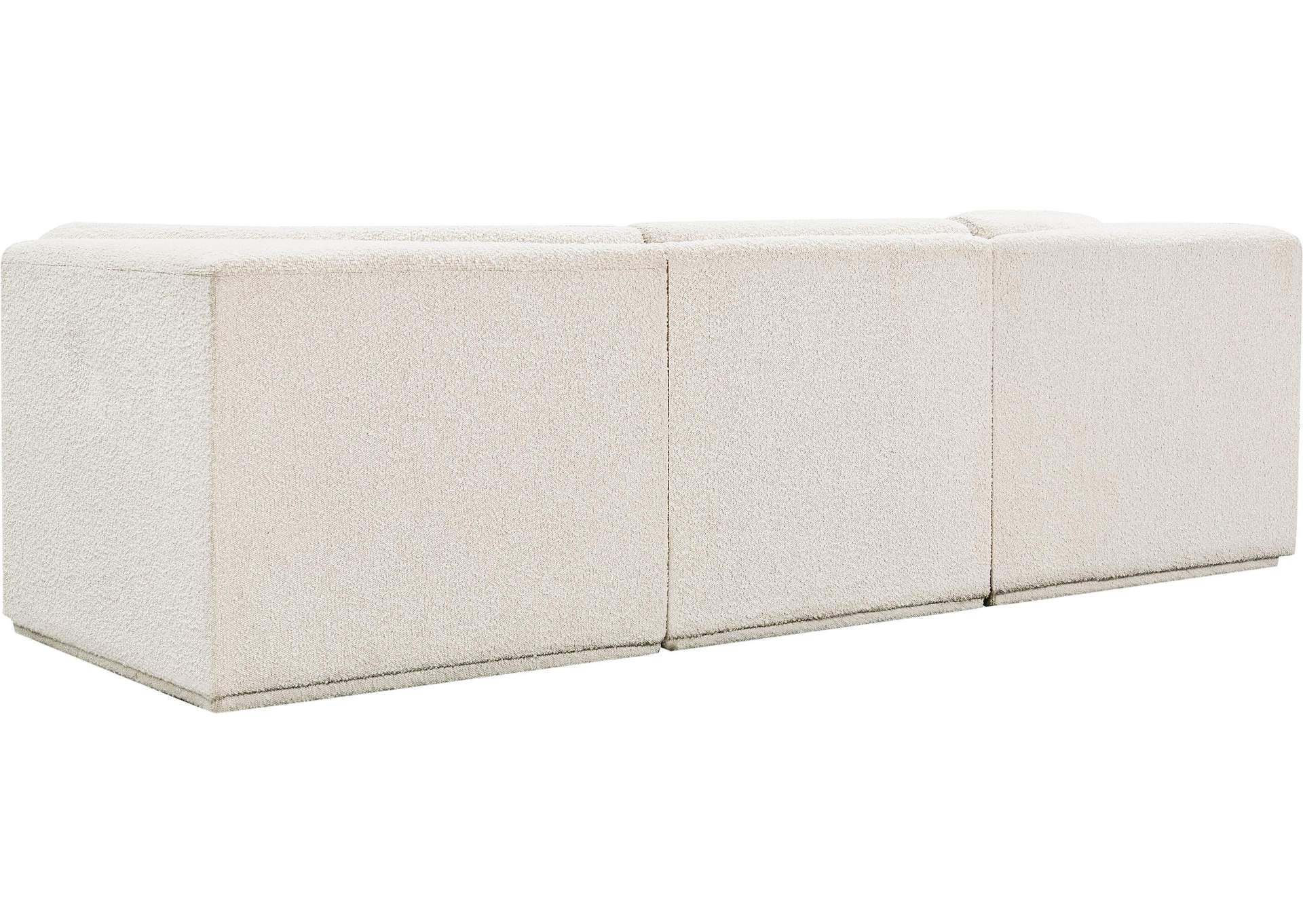 Ollie Cream Boucle Fabric Modular Sofa,Meridian Furniture