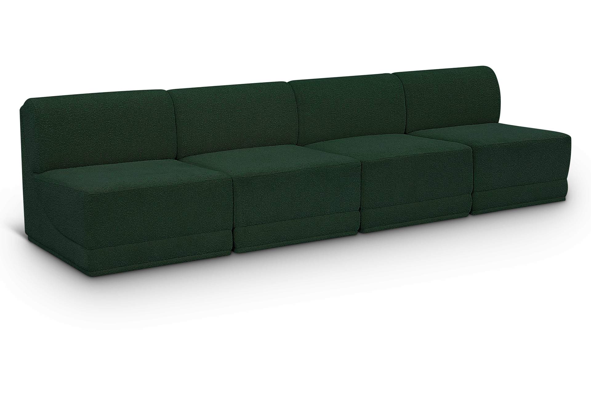 Ollie Green Boucle Fabric Modular Sofa,Meridian Furniture