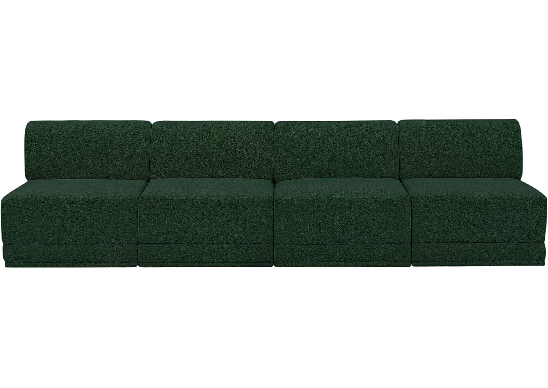 Ollie Green Boucle Fabric Modular Sofa,Meridian Furniture