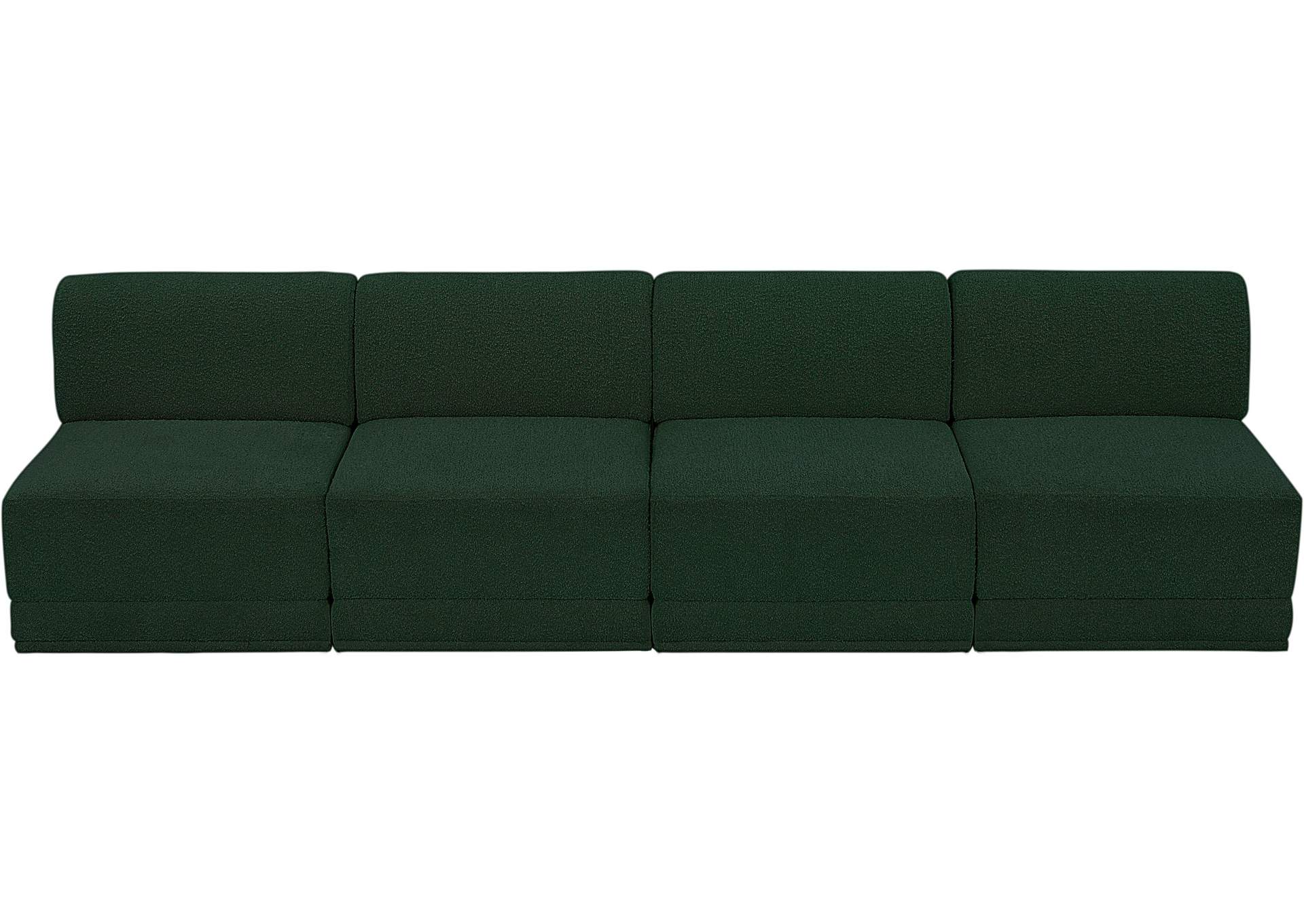 Ollie Green Boucle Fabric Modular Sofa,Meridian Furniture