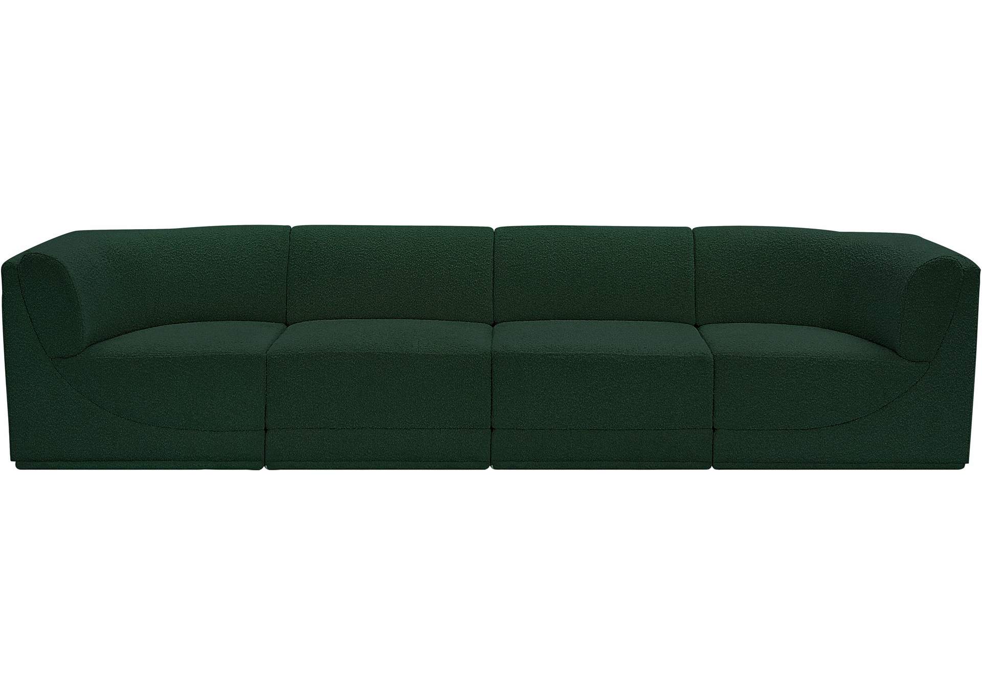 Ollie Green Boucle Fabric Modular Sofa,Meridian Furniture