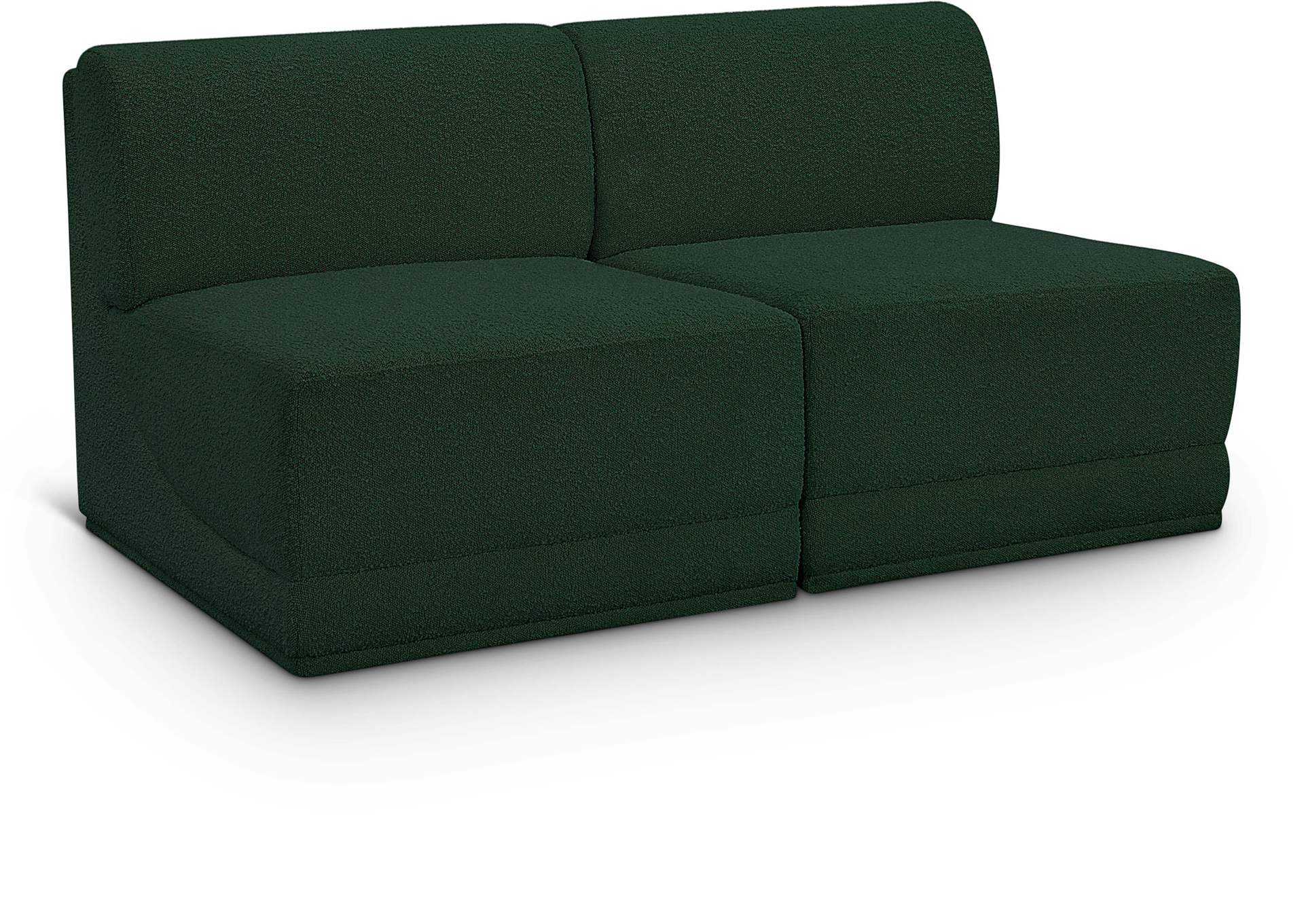 Ollie Green Boucle Fabric Modular Sofa,Meridian Furniture