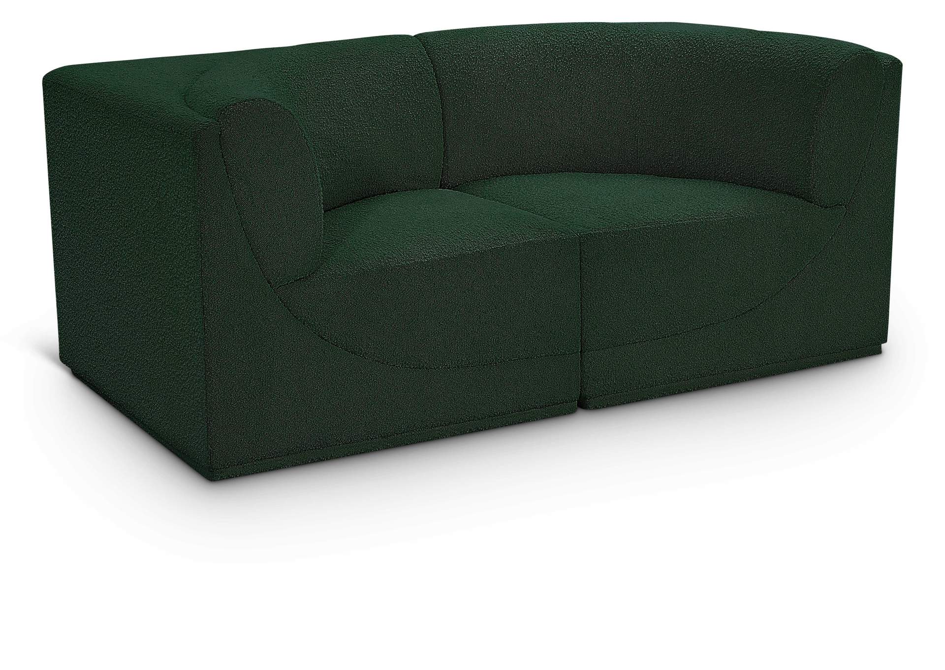 Ollie Green Boucle Fabric Modular Sofa,Meridian Furniture