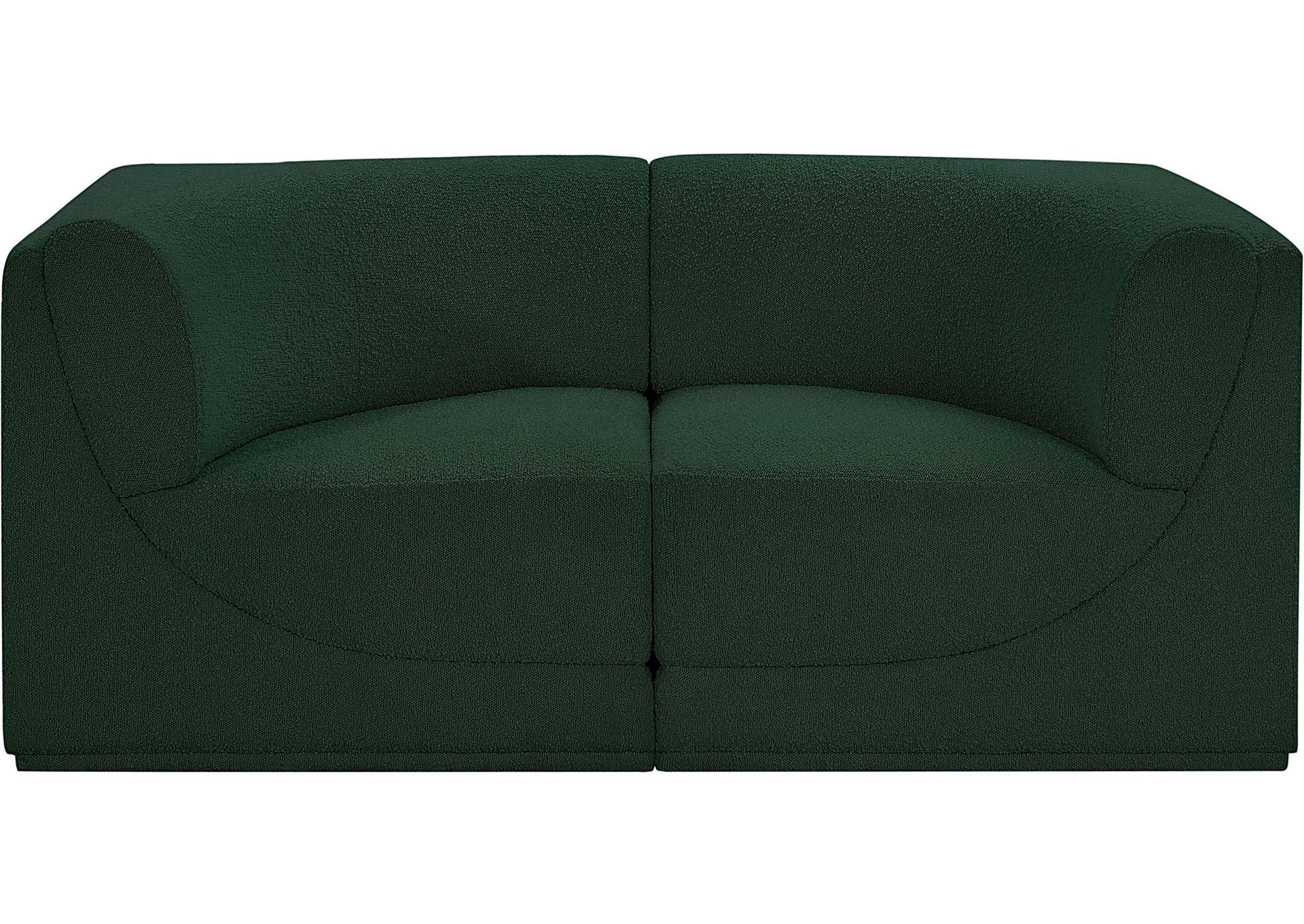 Ollie Green Boucle Fabric Modular Sofa,Meridian Furniture