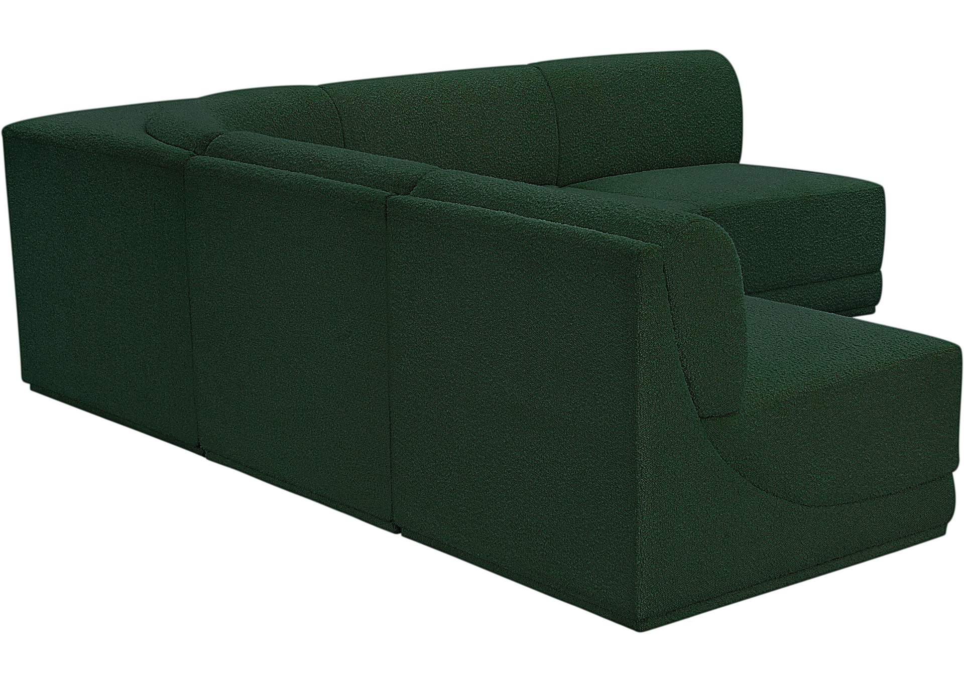 Ollie Green Boucle Fabric Modular Sectional,Meridian Furniture