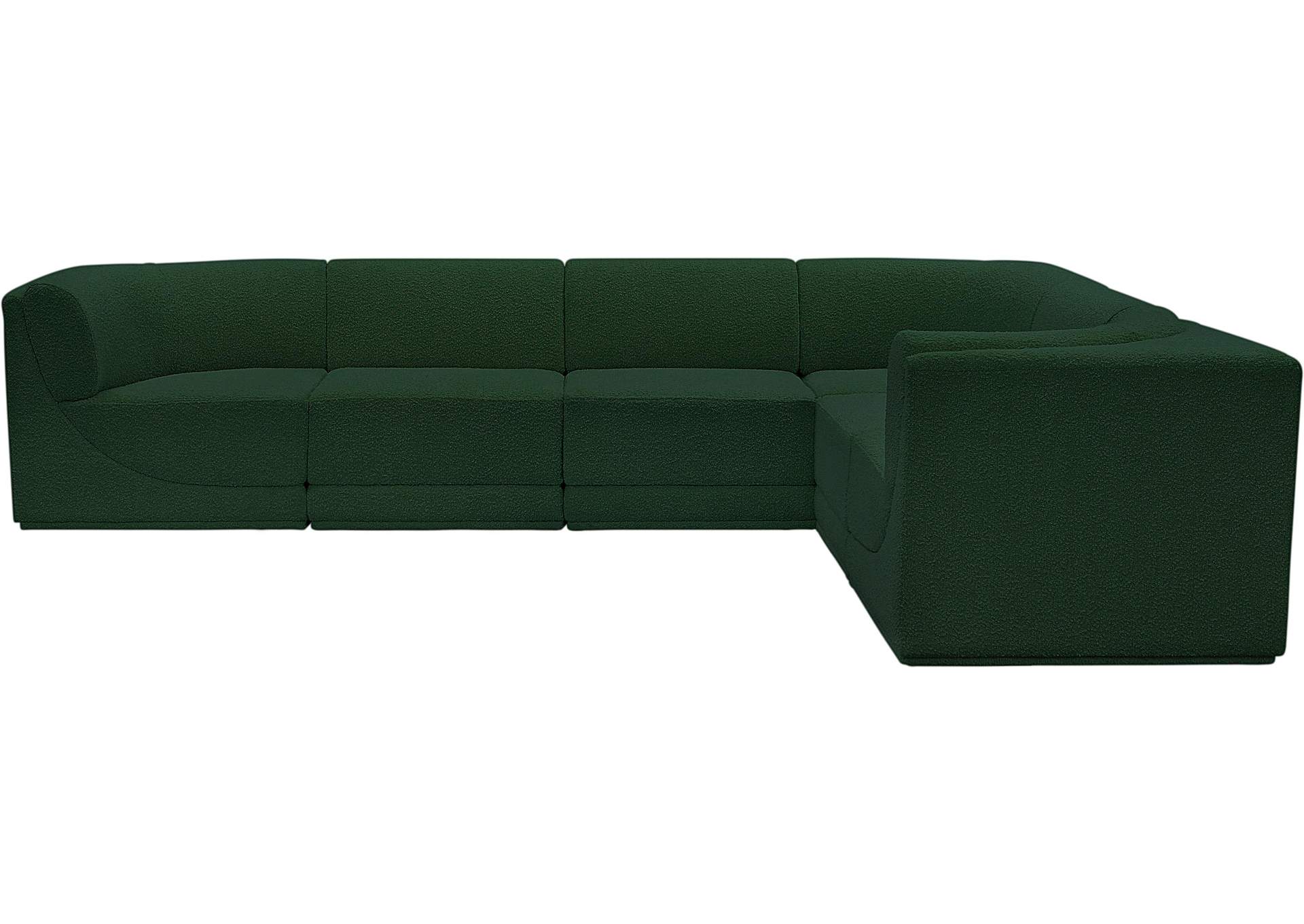 Ollie Green Boucle Fabric Modular Sectional,Meridian Furniture