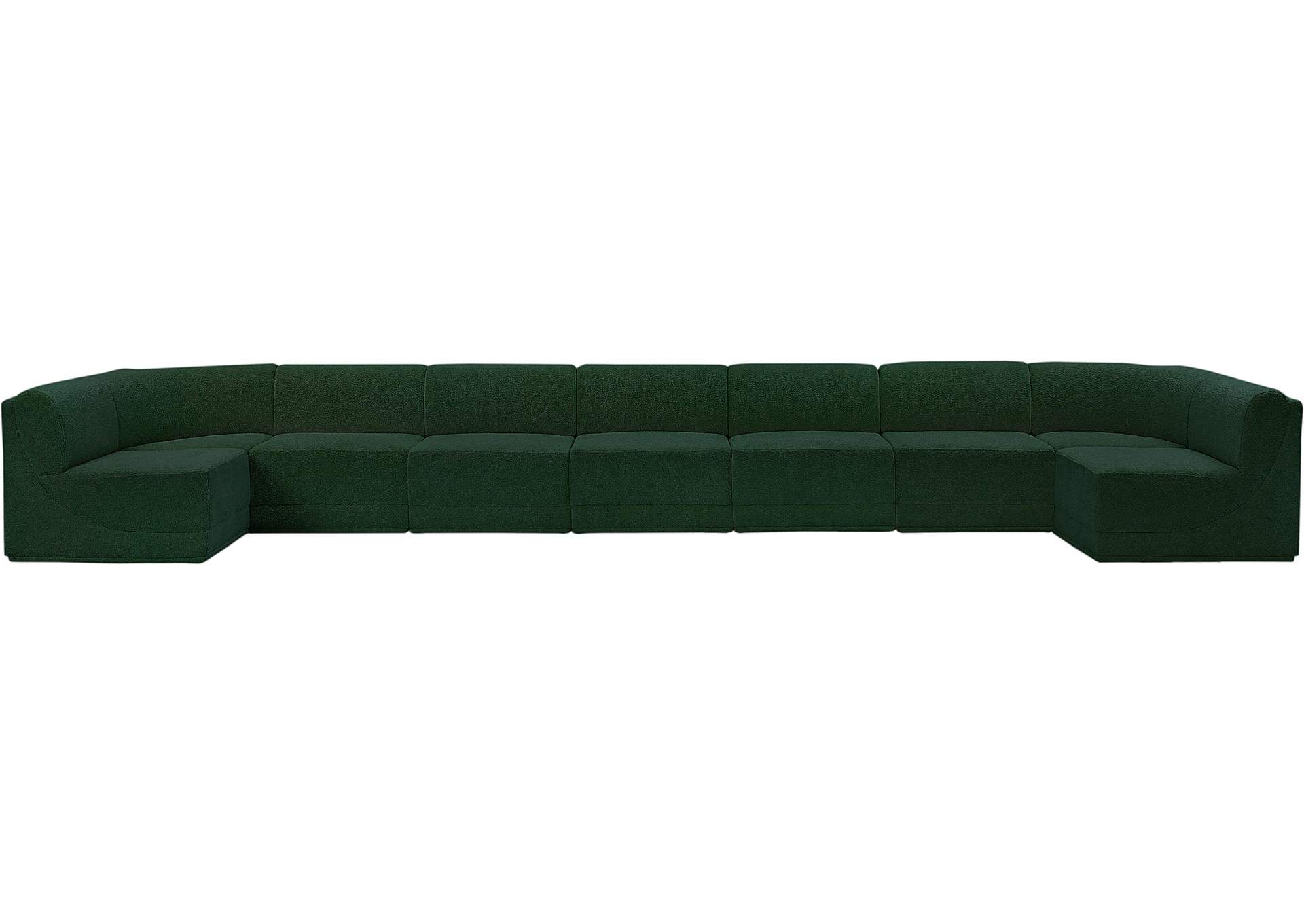 Ollie Green Boucle Fabric Modular Sectional,Meridian Furniture