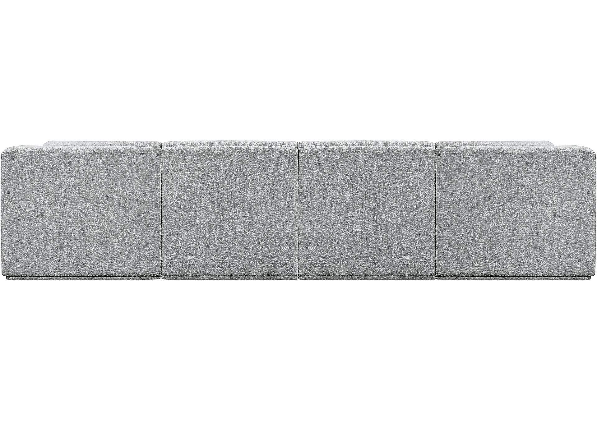 Ollie Grey Boucle Fabric Modular Sofa,Meridian Furniture