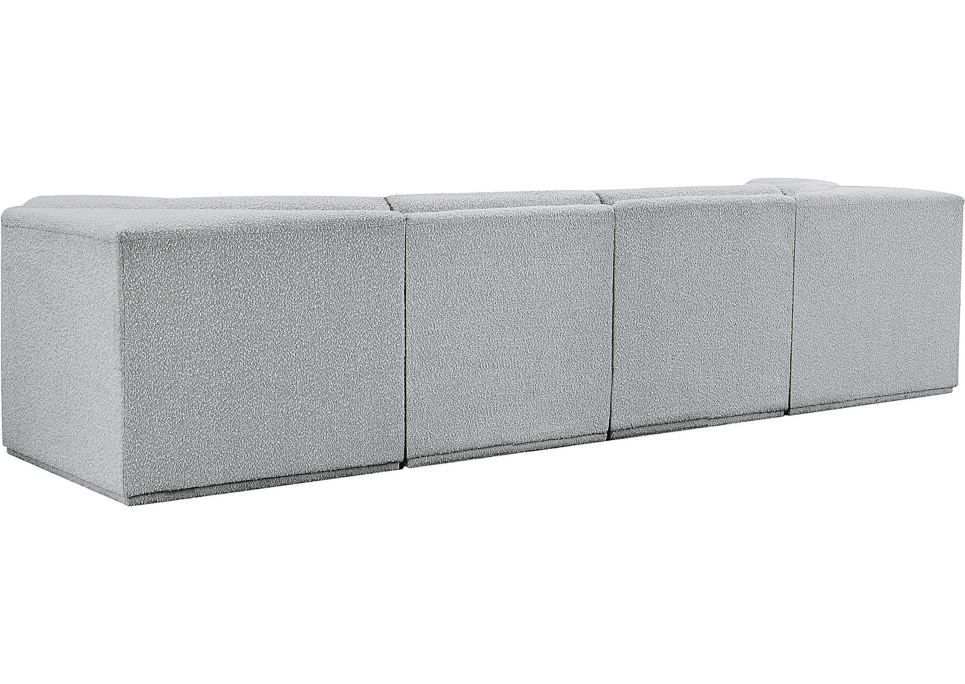 Ollie Grey Boucle Fabric Modular Sofa,Meridian Furniture