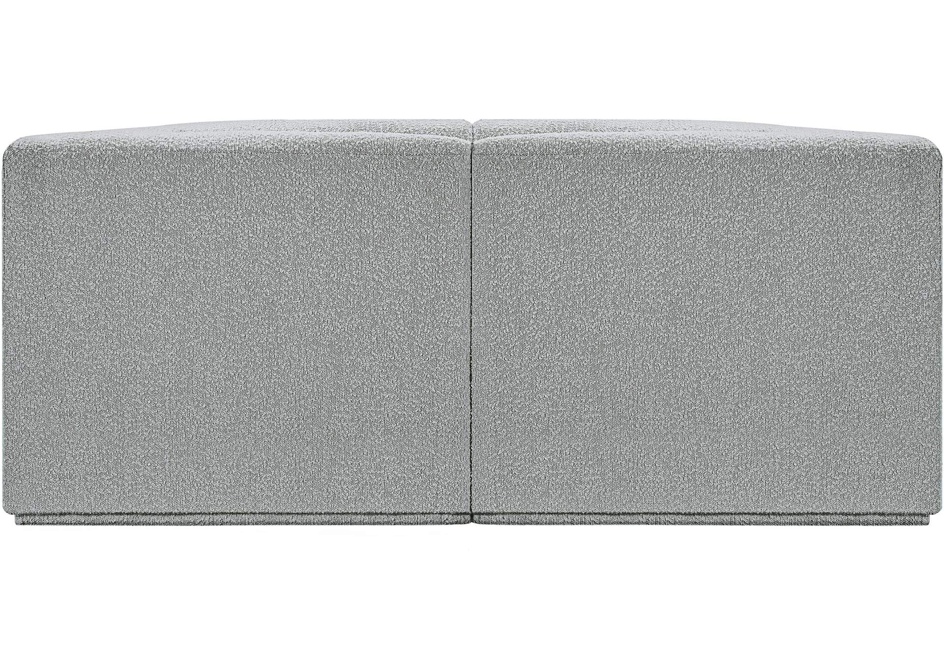 Ollie Grey Boucle Fabric Modular Sofa,Meridian Furniture