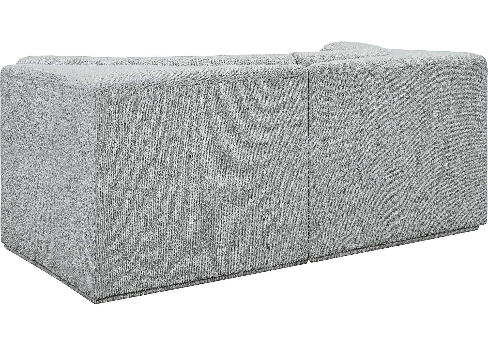 Ollie Grey Boucle Fabric Modular Sofa,Meridian Furniture