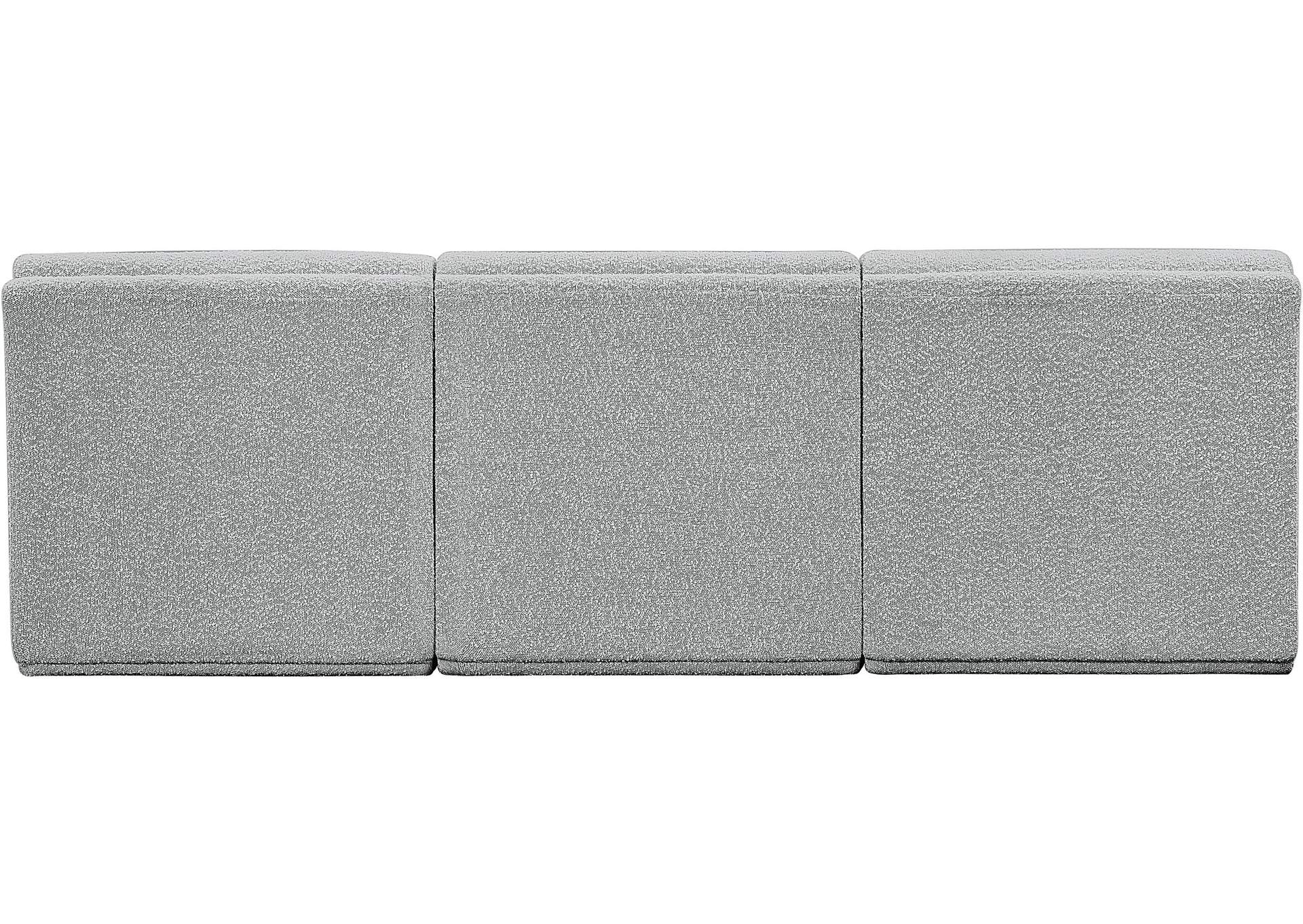 Ollie Grey Boucle Fabric Modular Sofa,Meridian Furniture