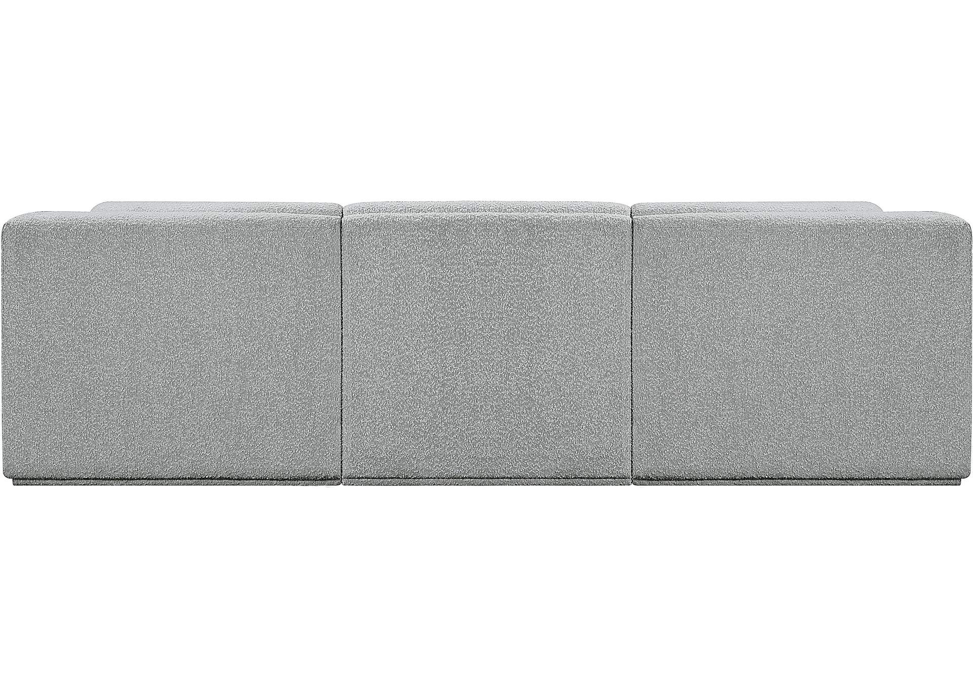 Ollie Grey Boucle Fabric Modular Sofa,Meridian Furniture