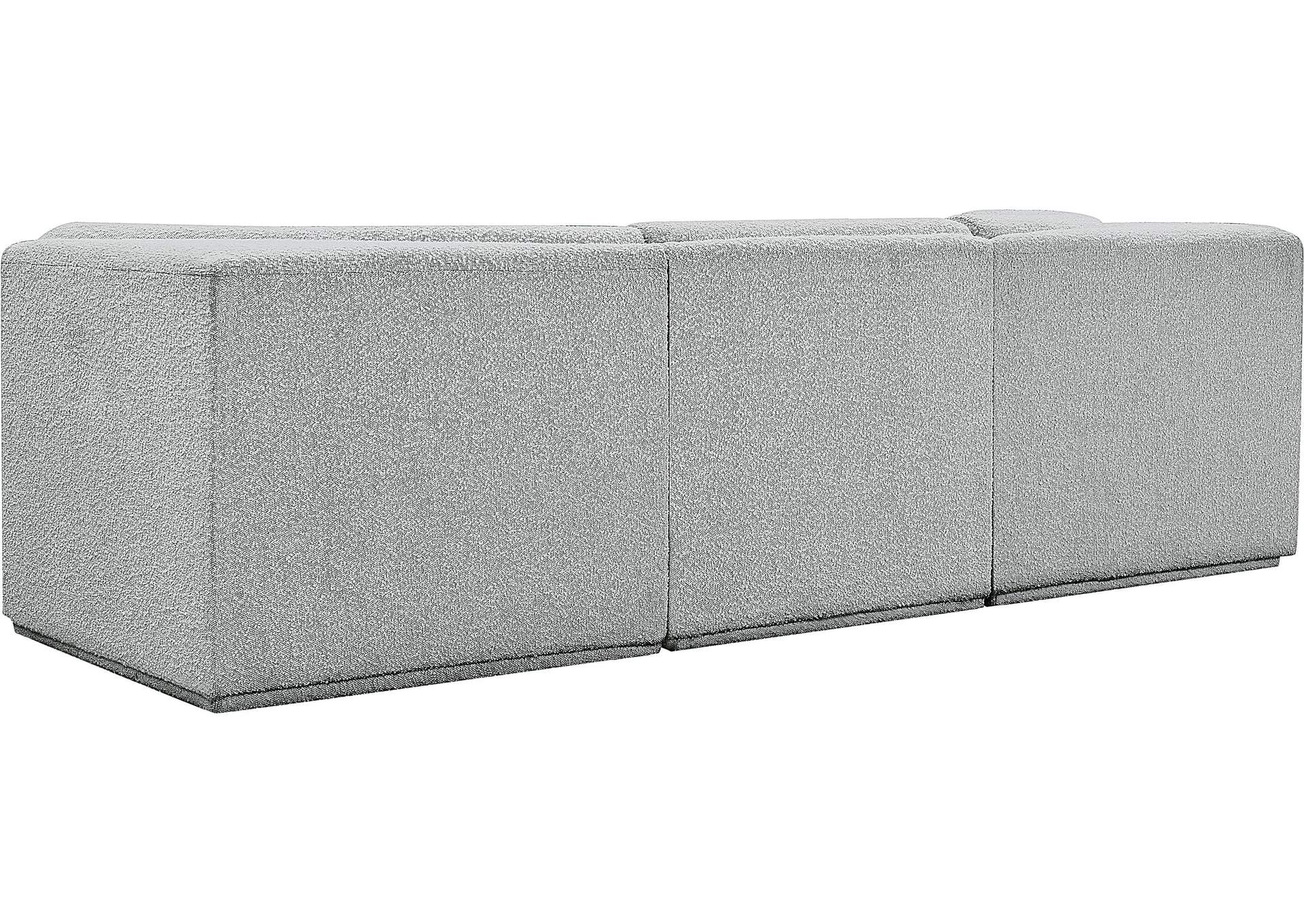 Ollie Grey Boucle Fabric Modular Sofa,Meridian Furniture