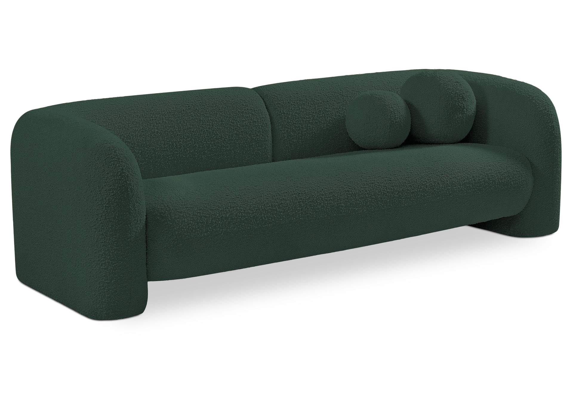 Emory Green Boucle Fabric Sofa,Meridian Furniture