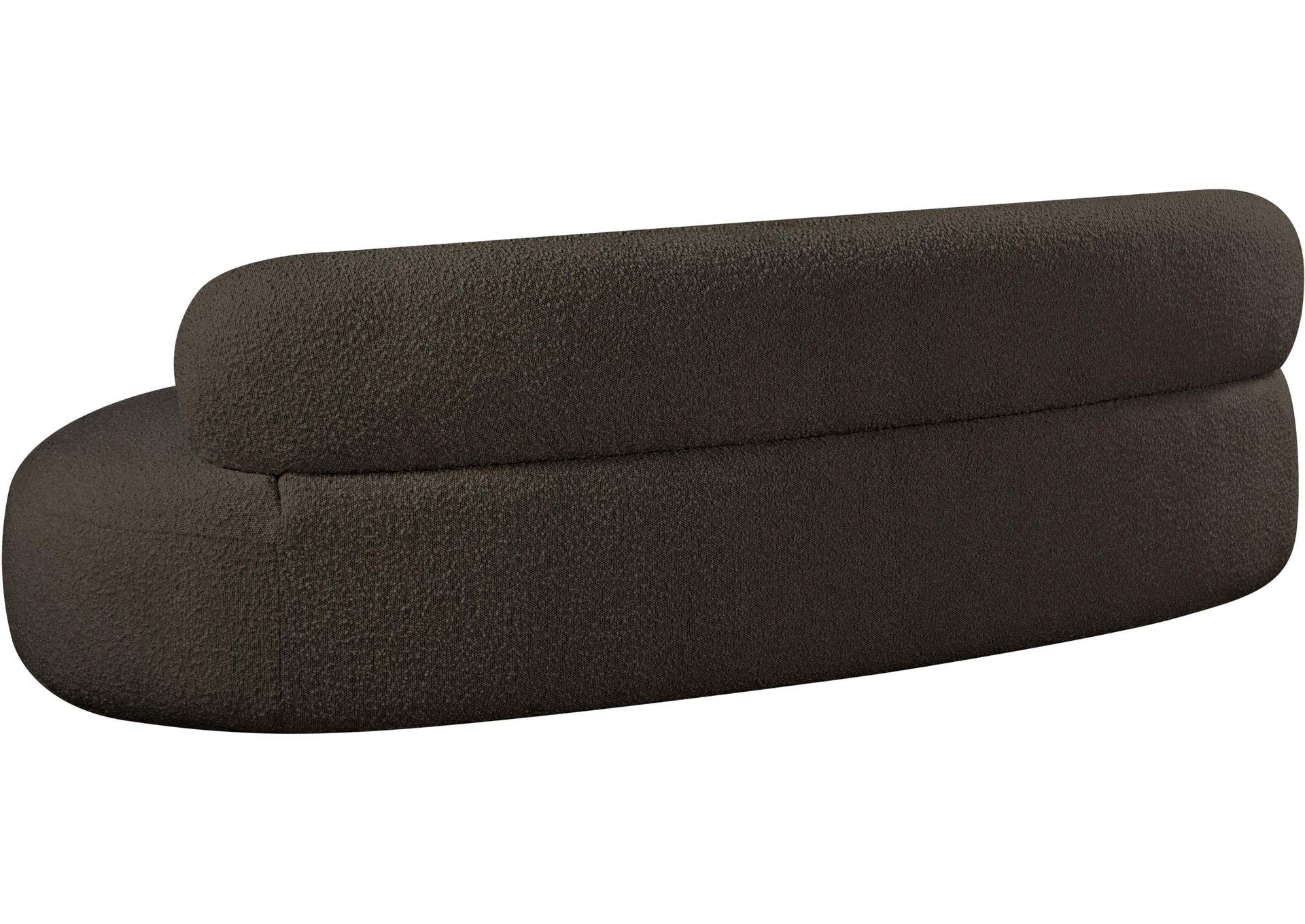 Venti Brown Boucle Fabric Sofa,Meridian Furniture