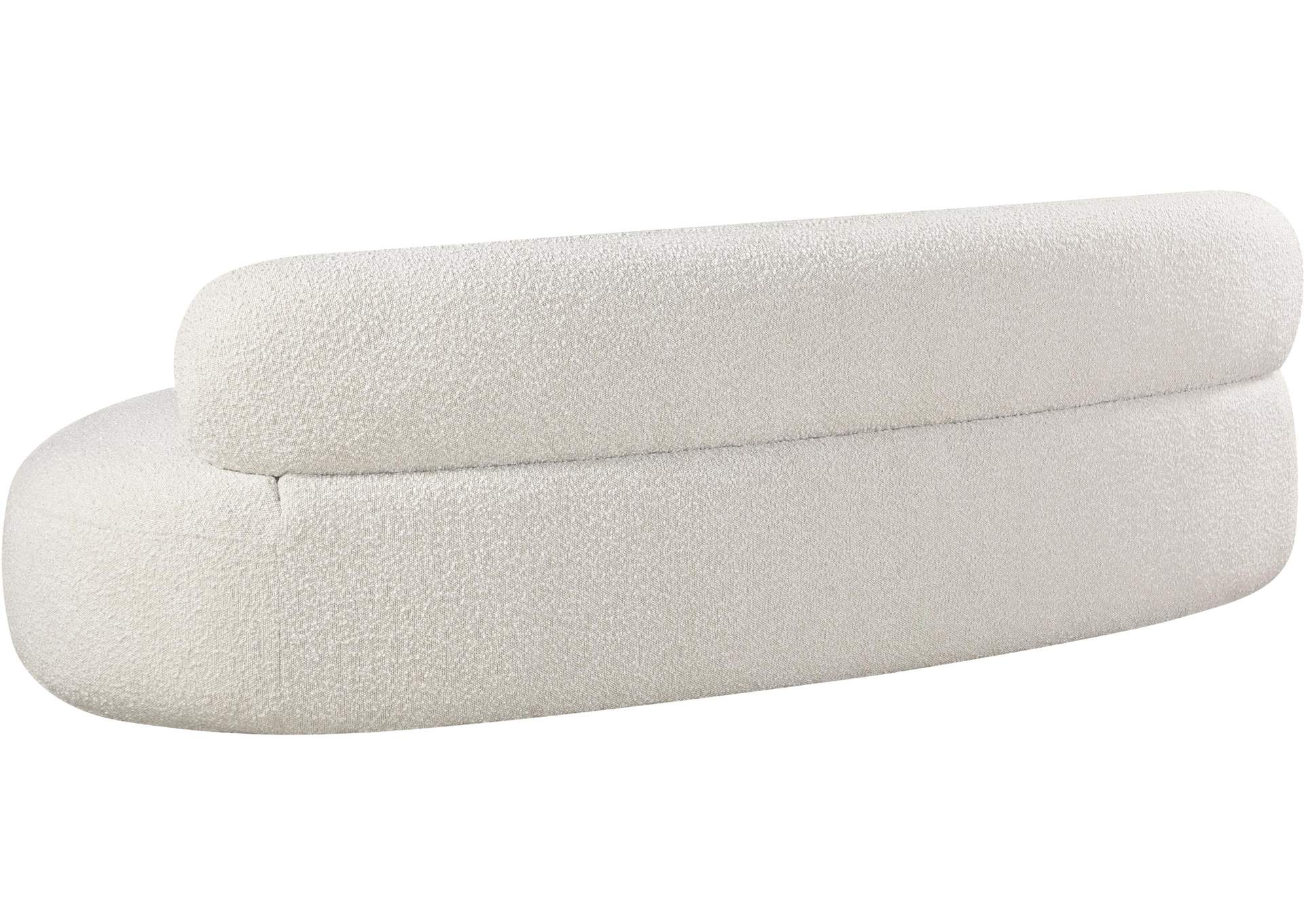 Venti Cream Boucle Fabric Sofa,Meridian Furniture