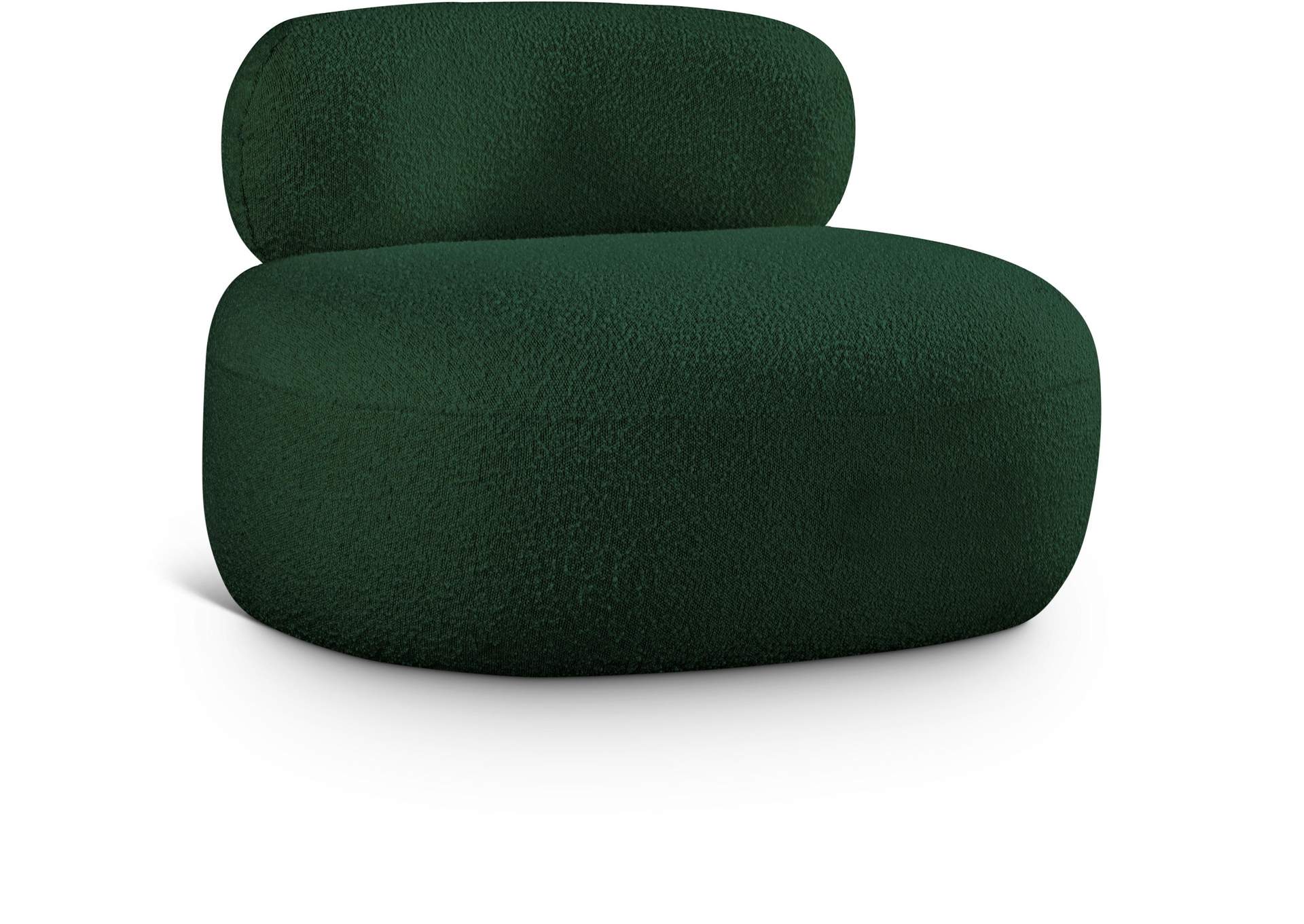 Venti Green Boucle Fabric Chair,Meridian Furniture