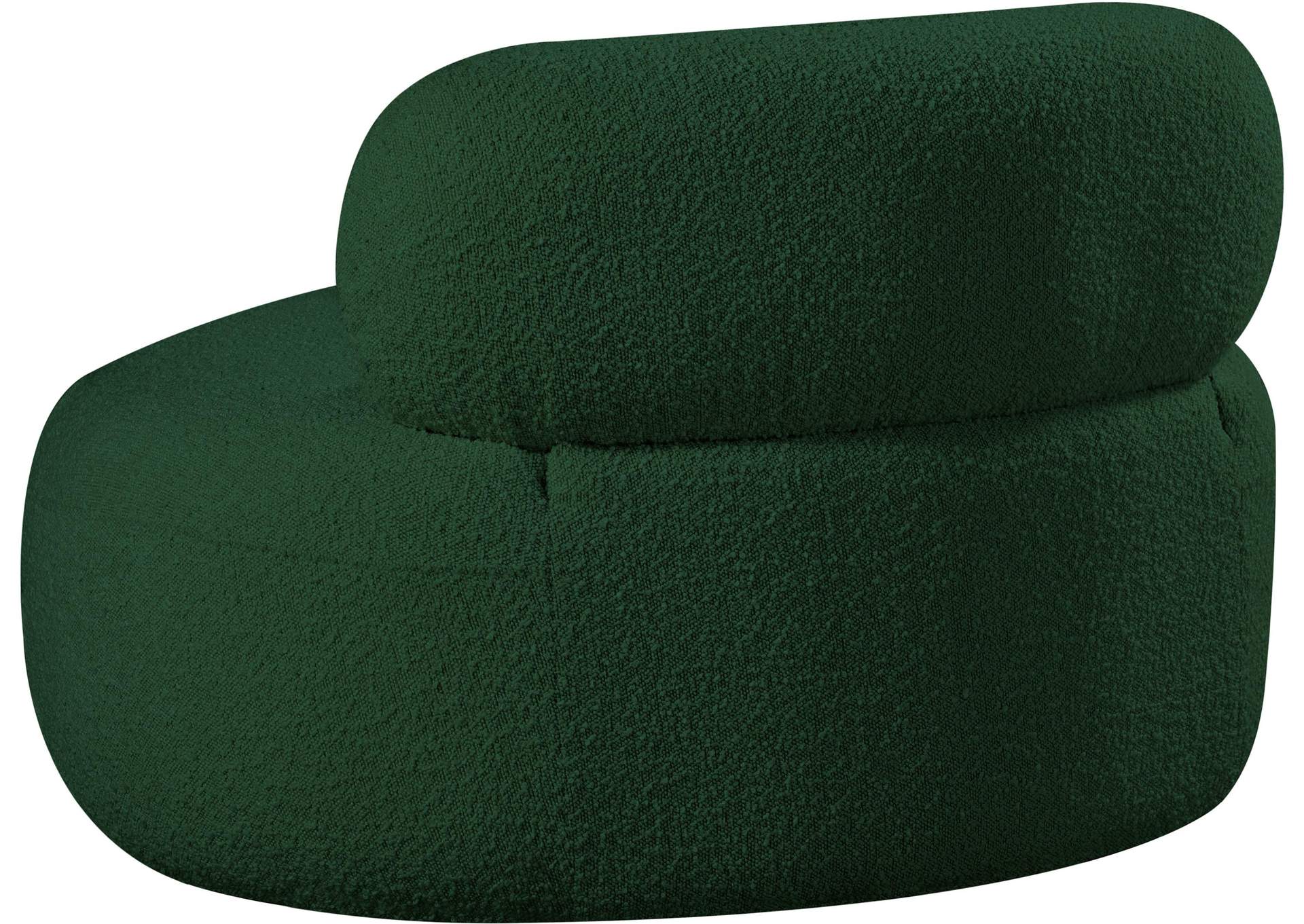 Venti Green Boucle Fabric Chair,Meridian Furniture