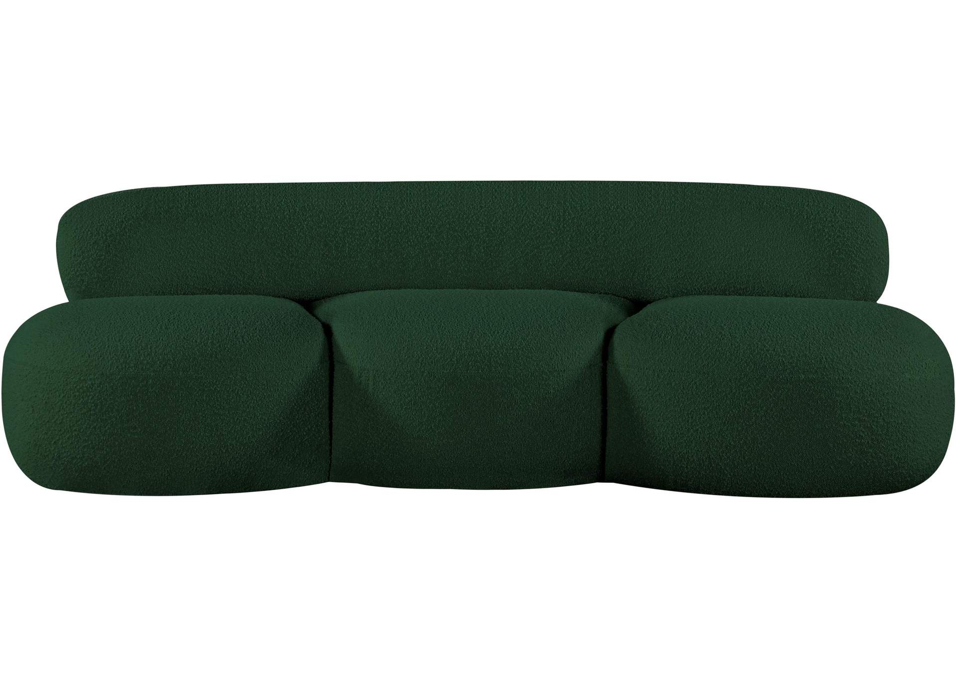 Venti Green Boucle Fabric Sofa,Meridian Furniture