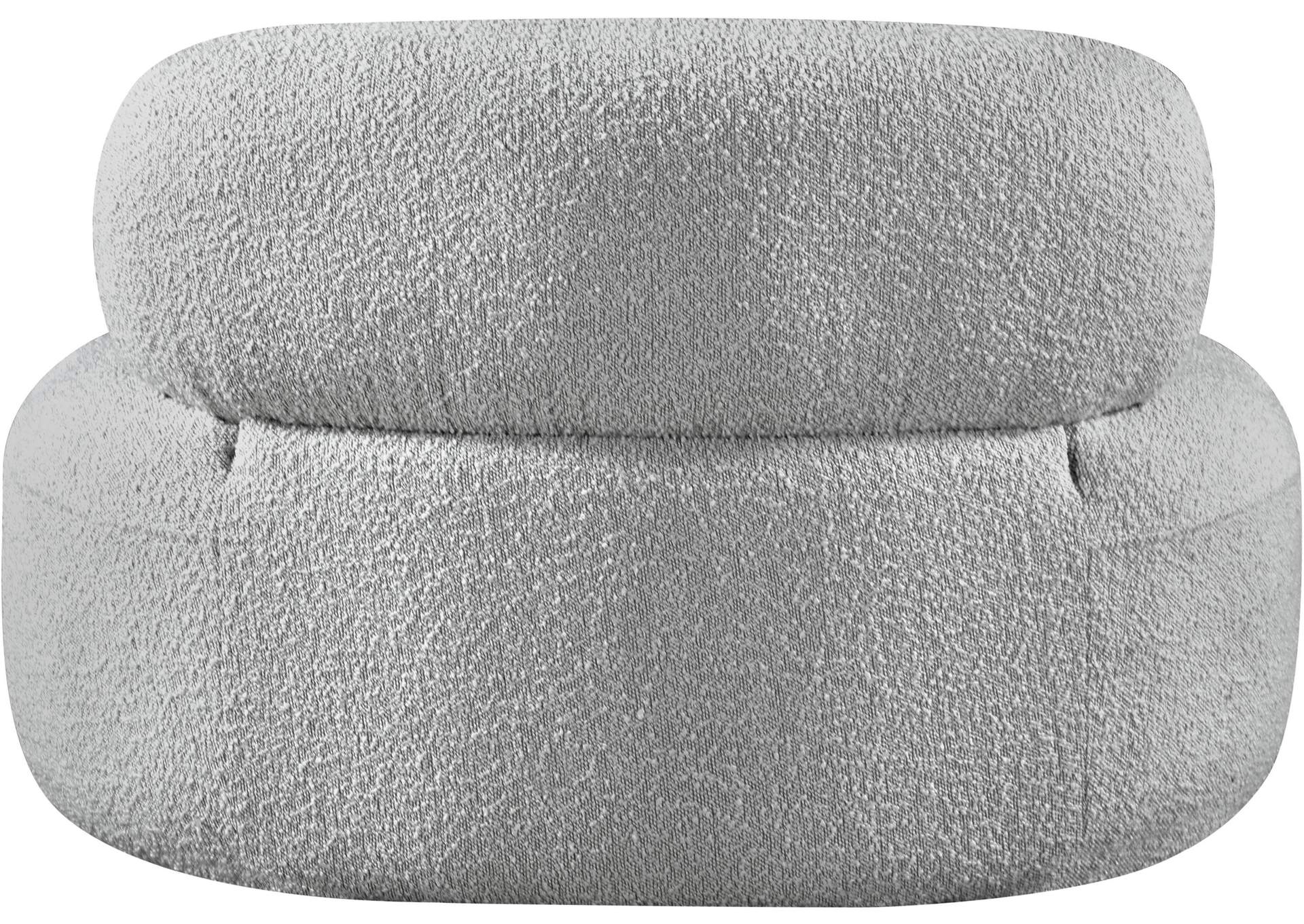 Venti Grey Boucle Fabric Chair,Meridian Furniture