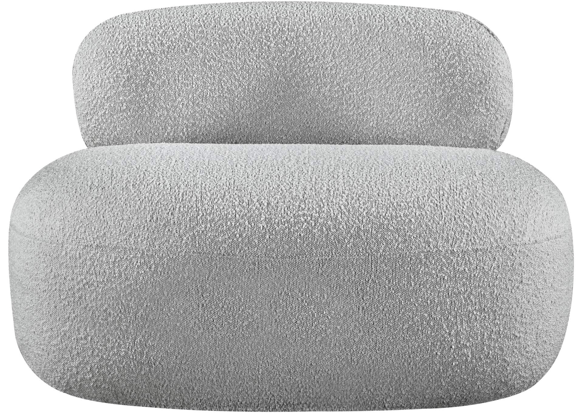 Venti Grey Boucle Fabric Chair,Meridian Furniture