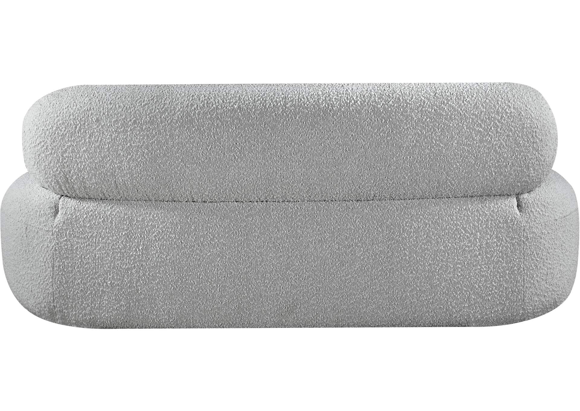 Venti Grey Boucle Fabric Loveseat,Meridian Furniture